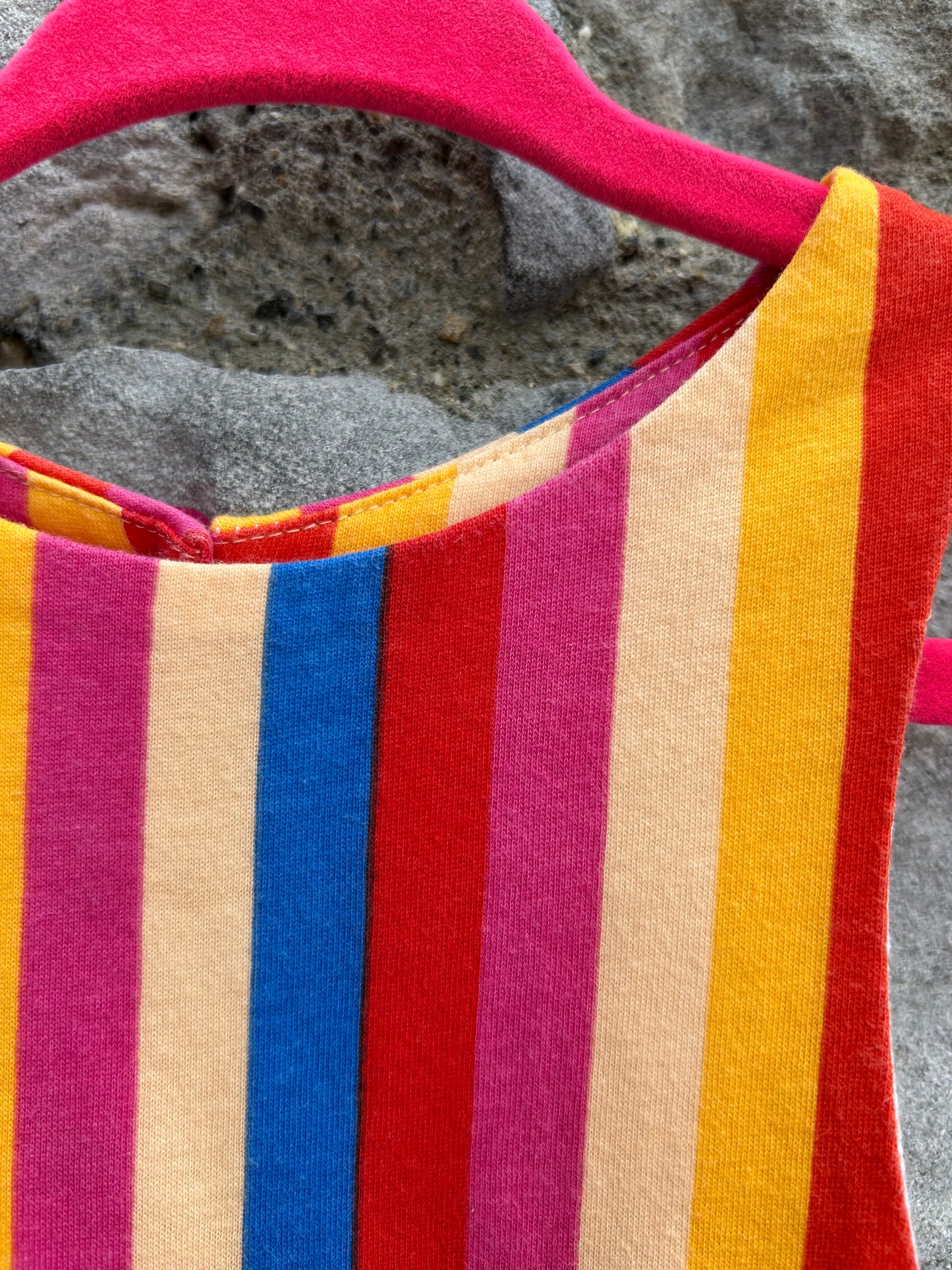 Colourful stripy dress 3-4y (98-104cm)