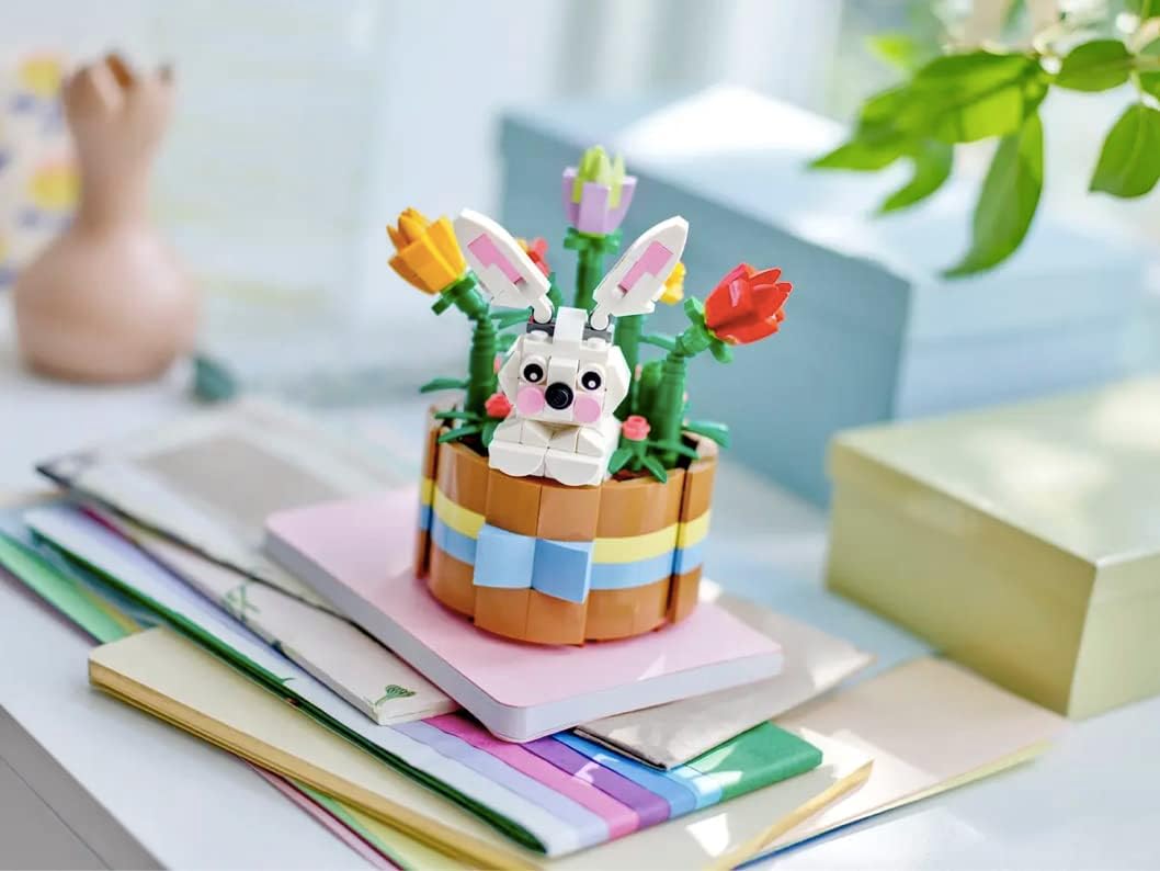 Lego easter basket rabbit