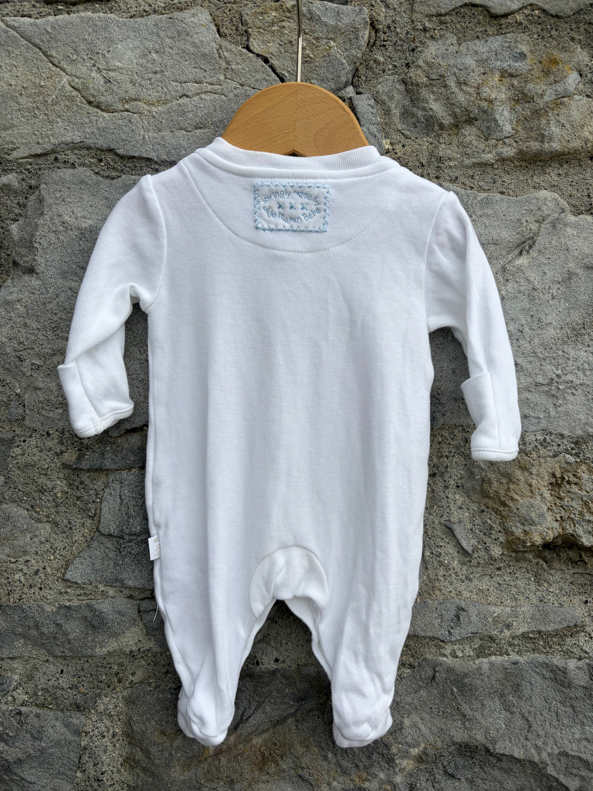 Mini elephants white onesie Newborn (50cm)