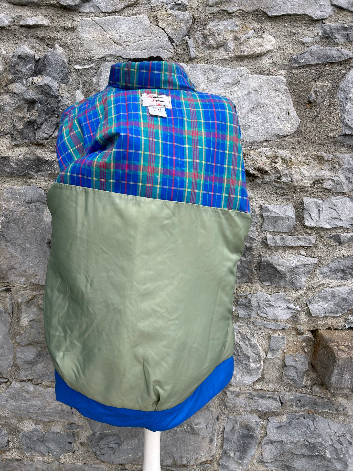 90s blue jacket uk 12