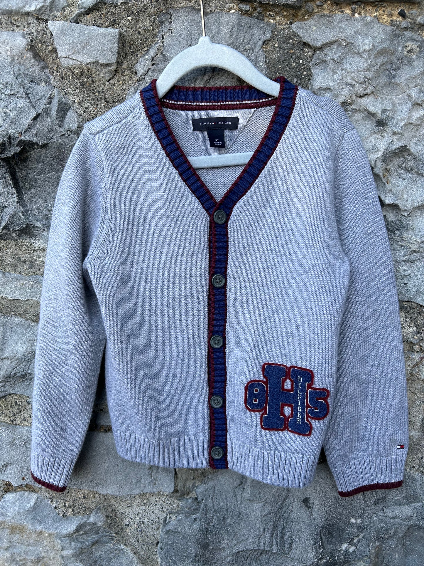 TH Grey cardigan 3-4y (98-104cm)