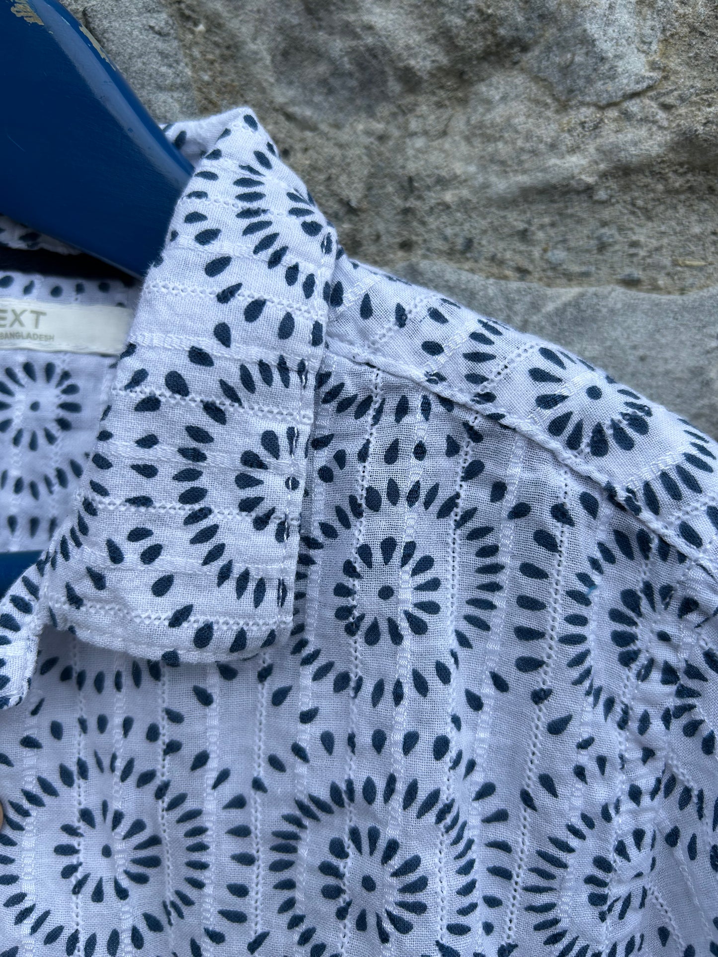 Blue mandalas shirt 8y (128cm)