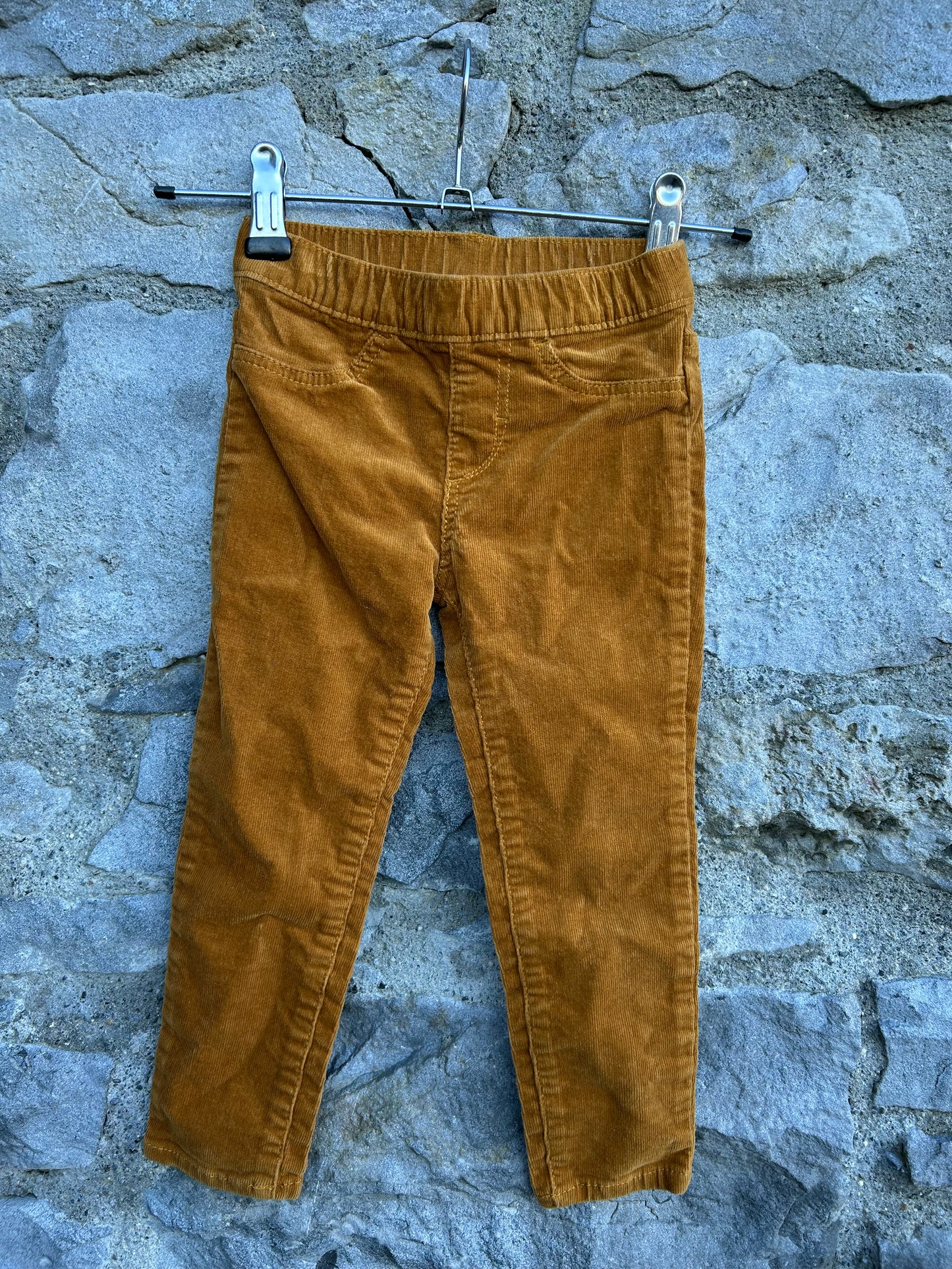 Brown cord treggings 18-24m (86-92cm)