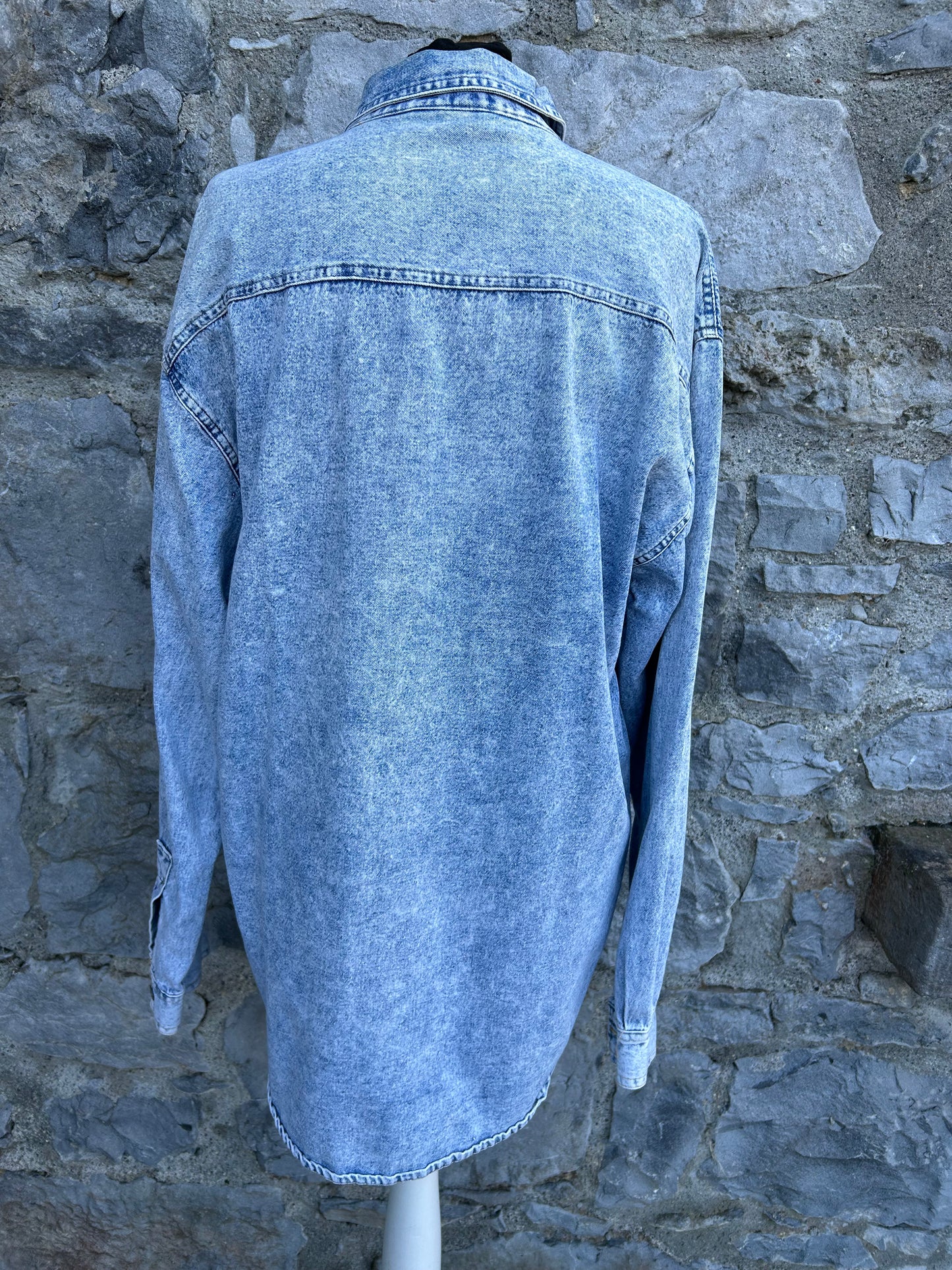 90s denim shirt Large