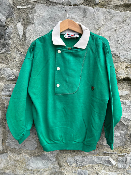 80s green sweatshirt  6-7y (116-122cm)