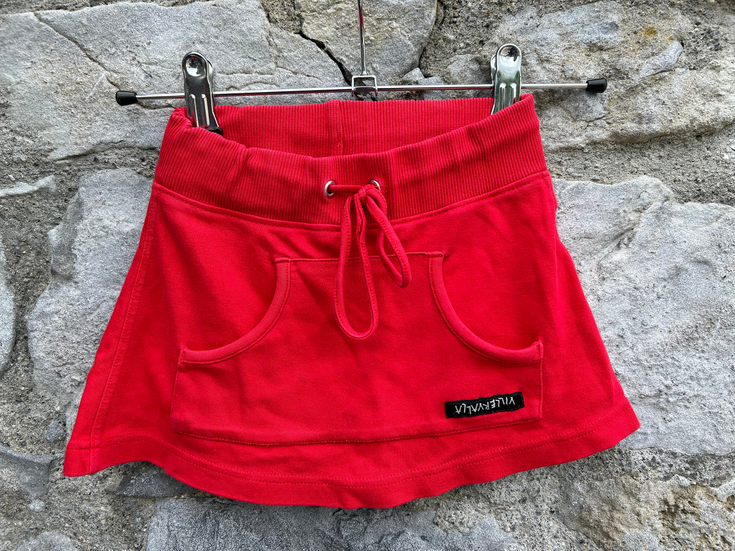 Red mini skirt 2y (92cm)
