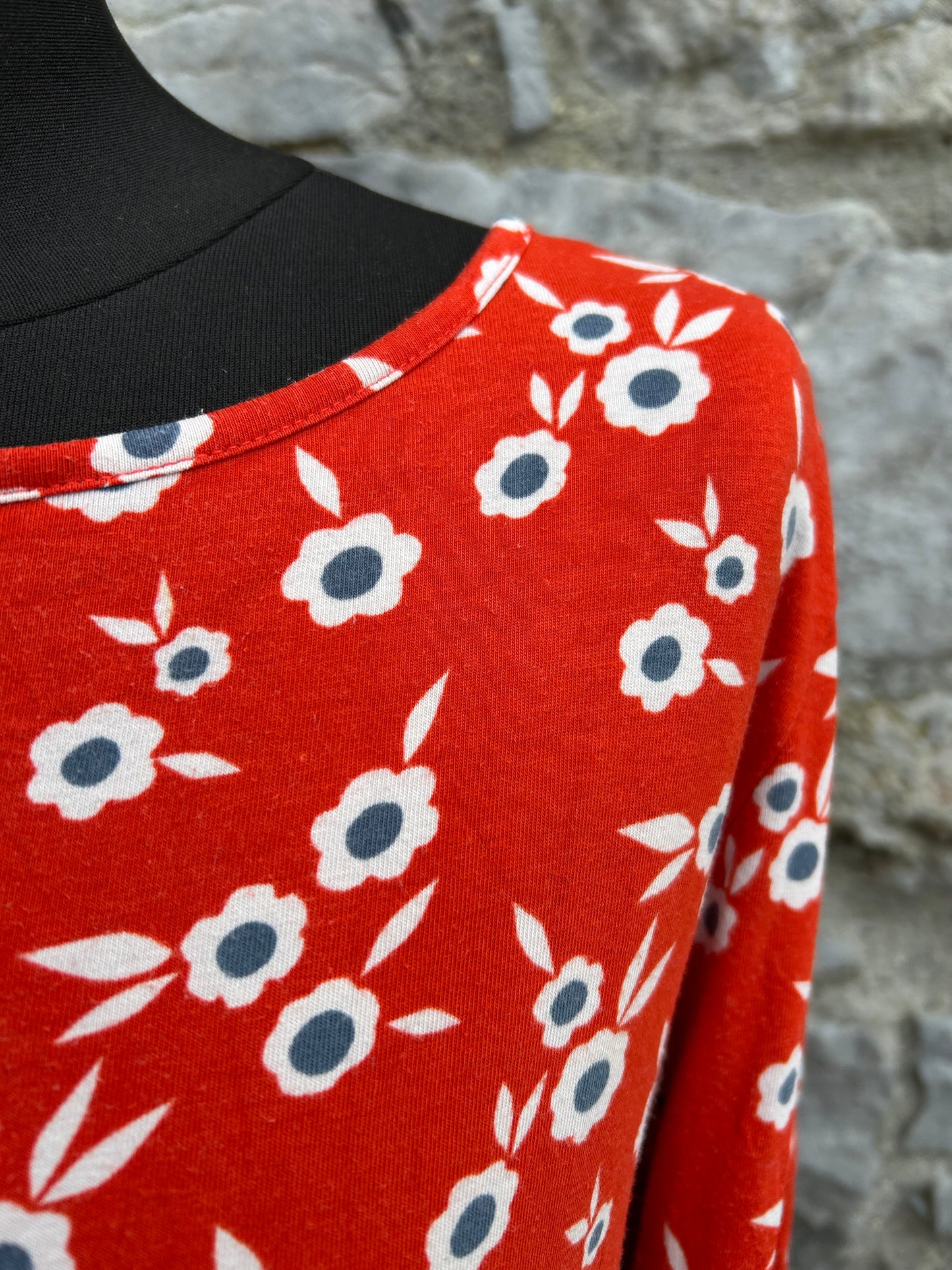 Bridget Red Nursing Top uk 12-14