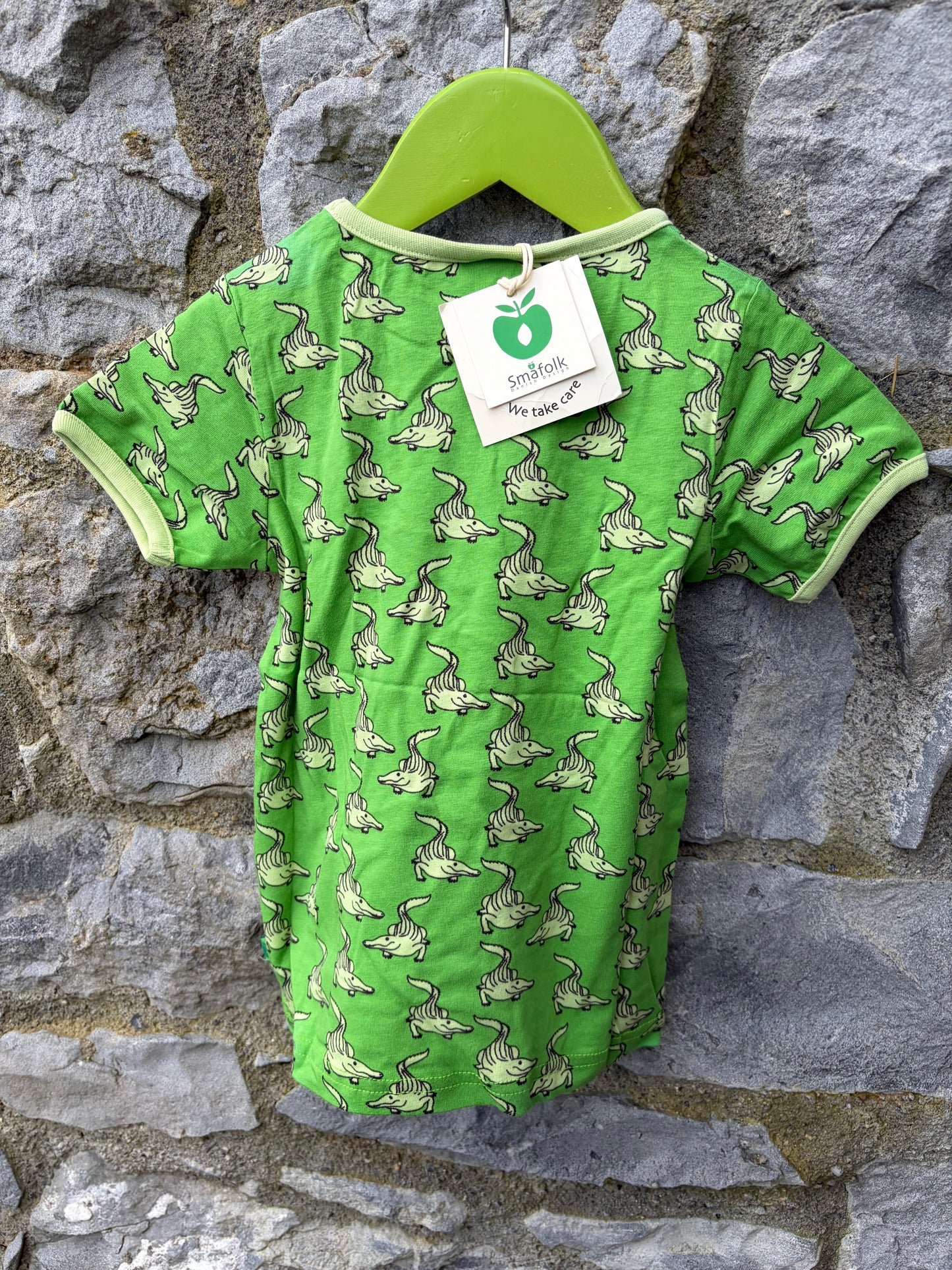 Lizards green T-shirt 3-4y (98-104cm)