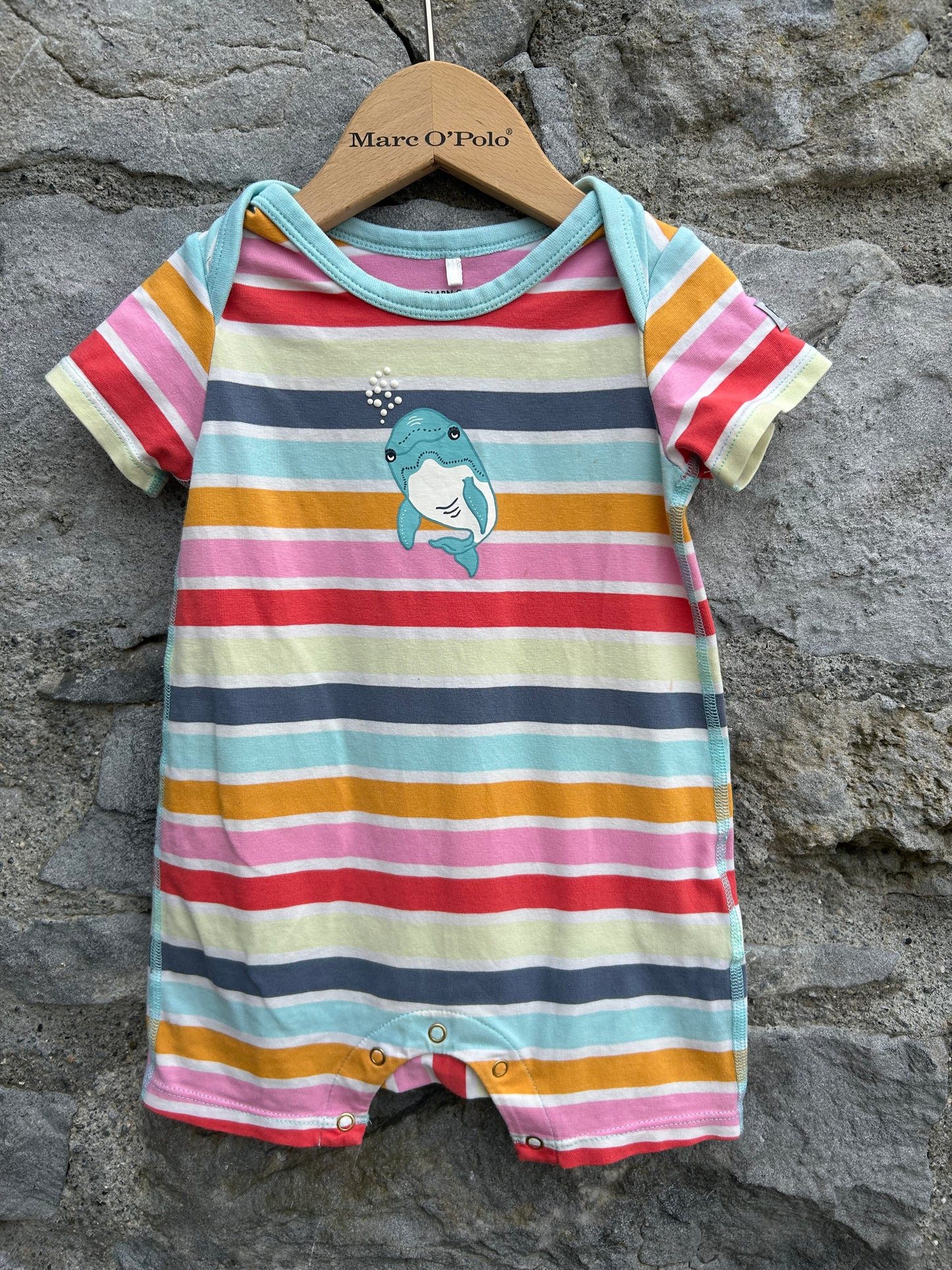 PoP Colourful stripes rompers 3m (62cm)