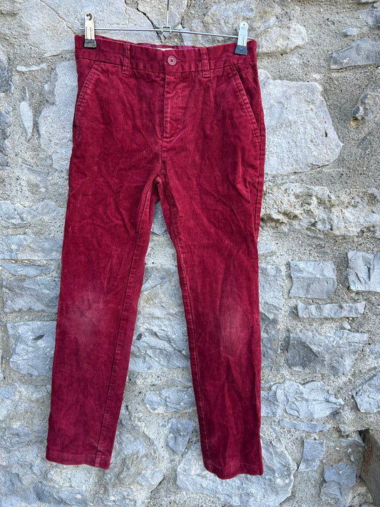 Maroon cords  9-10y (134-140cm)