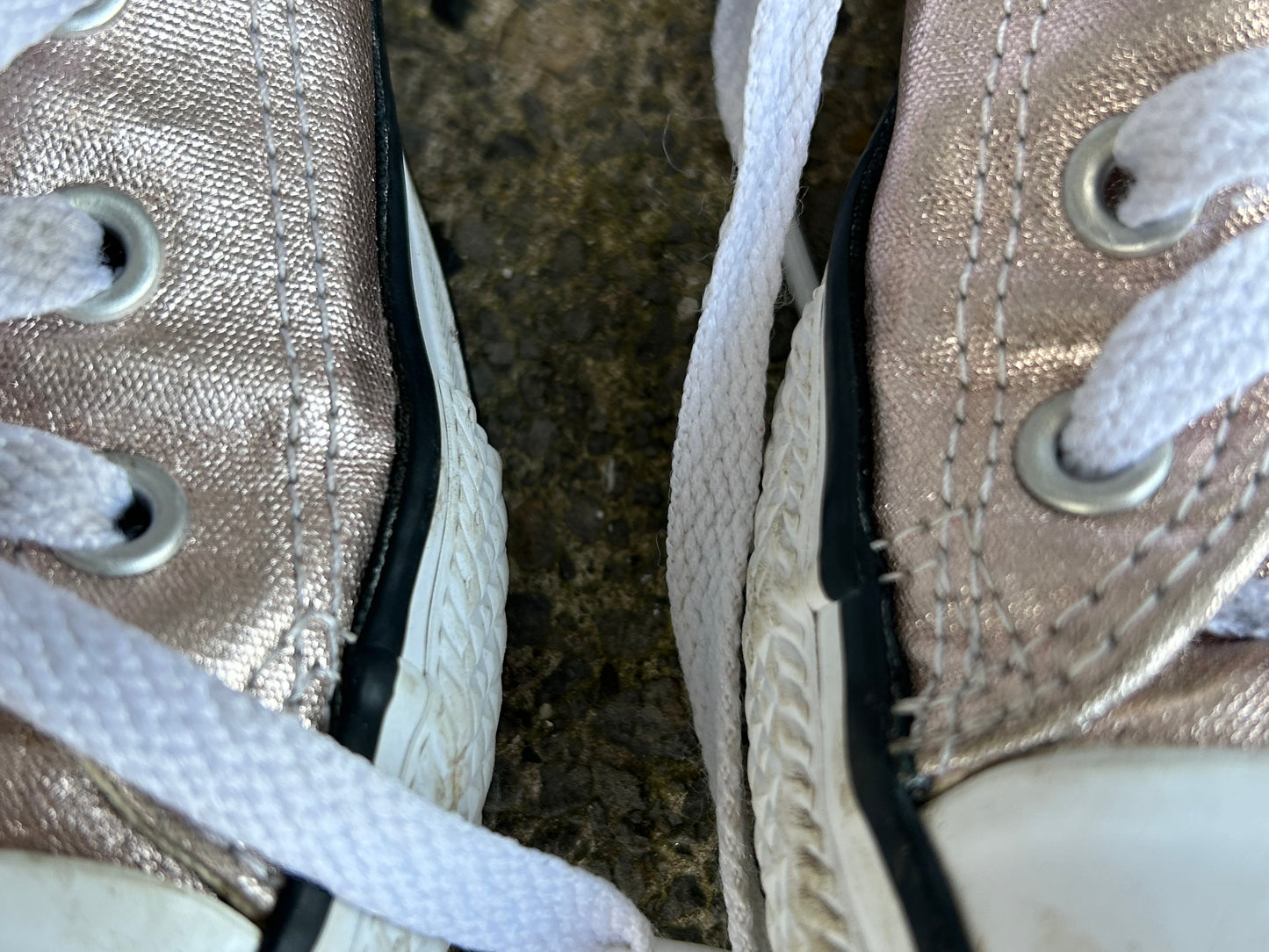 Gold converse uk 13 (eu 31.5)