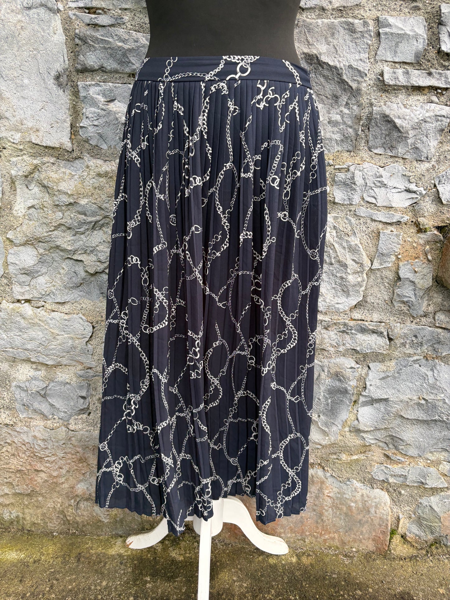 90s chains navy skirt uk 10