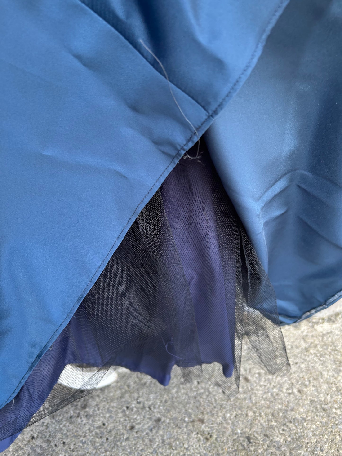90s blue dress uk 10-12