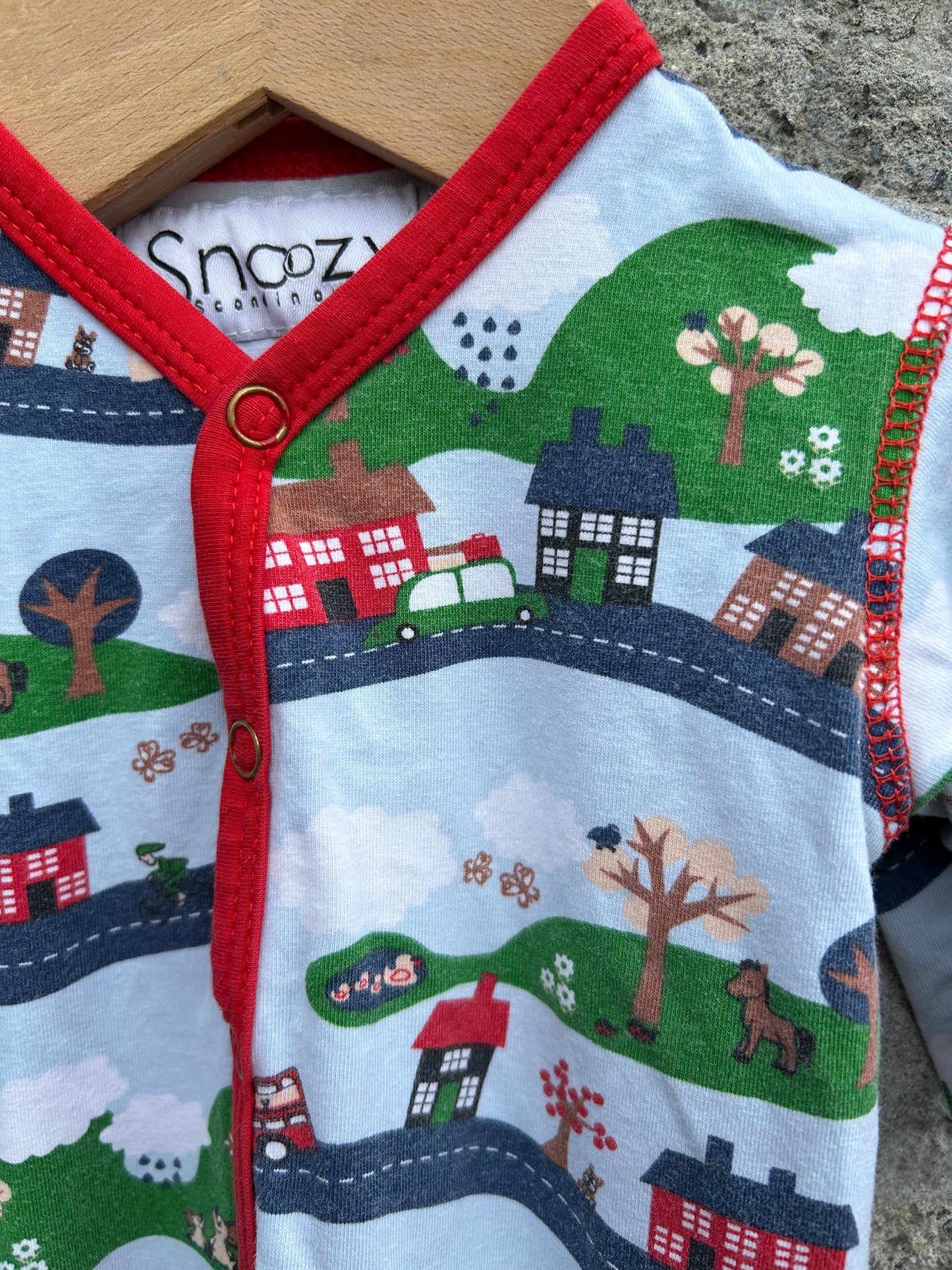 Town&countryside onesie 3-6m (62-68cm)