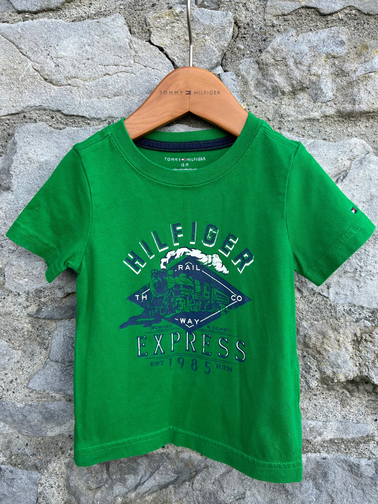 Green Railway T-shirt 9-12m (74-80cm)