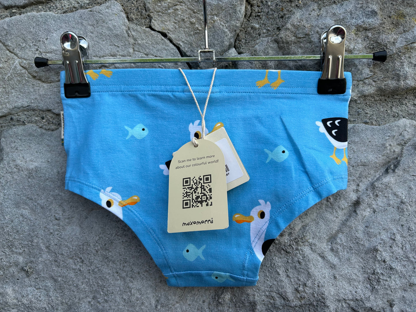 Seagulls blue hipster briefs 3-4y (98-104cm)