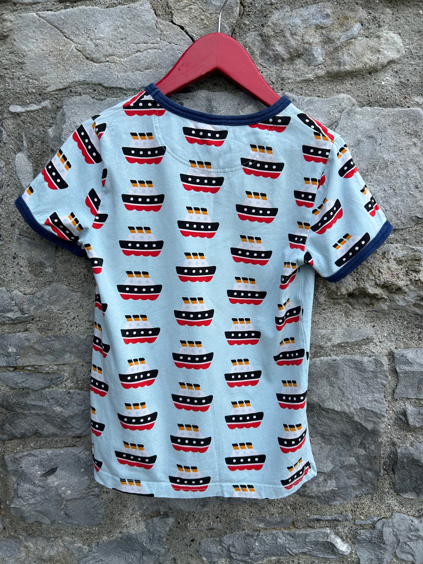 Ships blue T-shirt 9y (134cm)