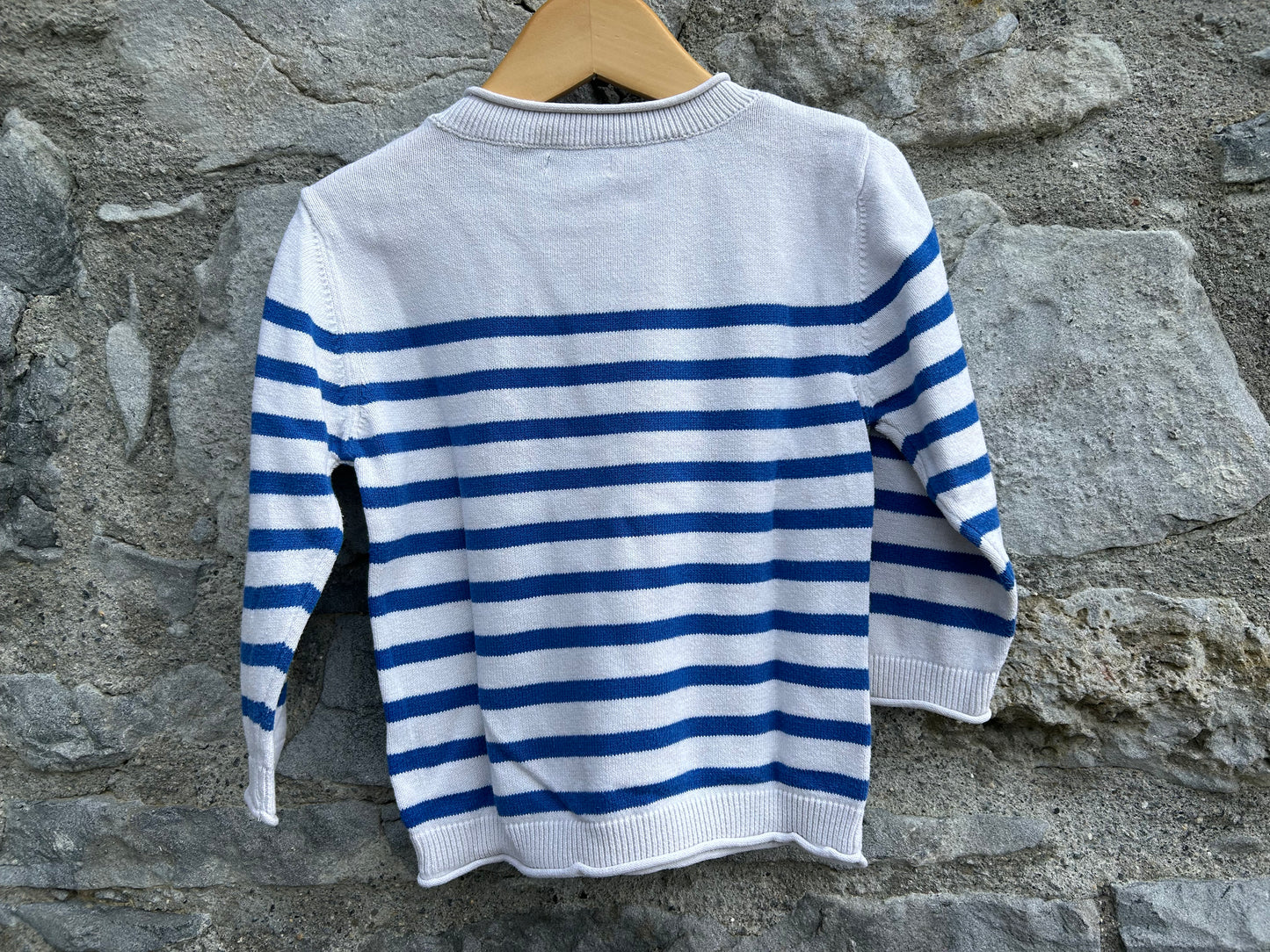 Hey stripy jumper 12-18m (80-86cm)