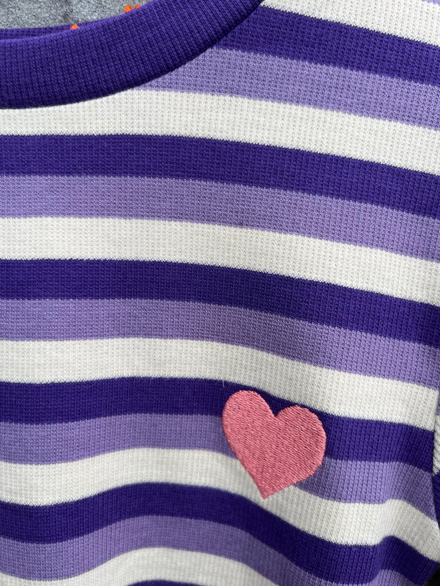 Heliotrope stripes top 5y (110cm)