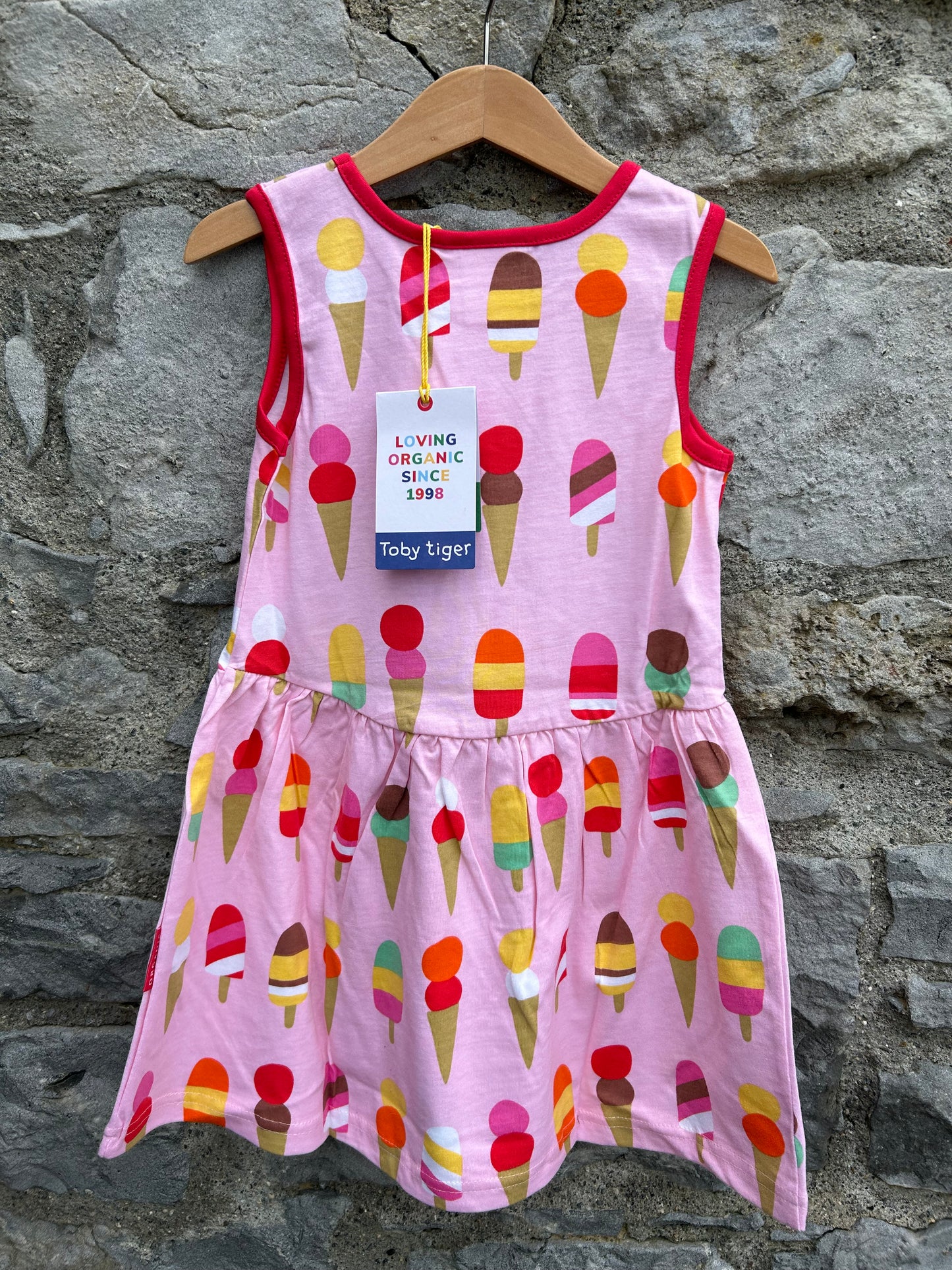 Pink ice cream dress 3-4y (98-104cm)