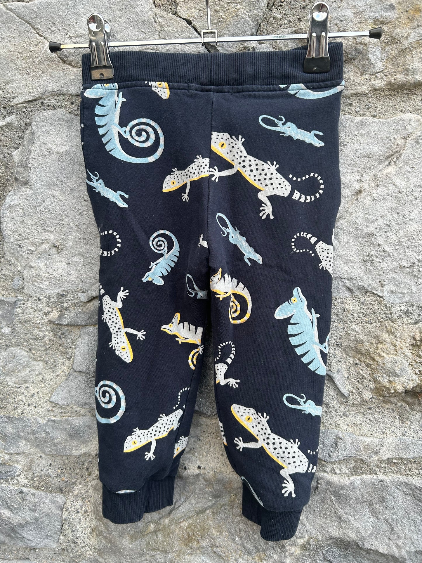 Lizards navy sweat pants 9-12m (74-80cm)