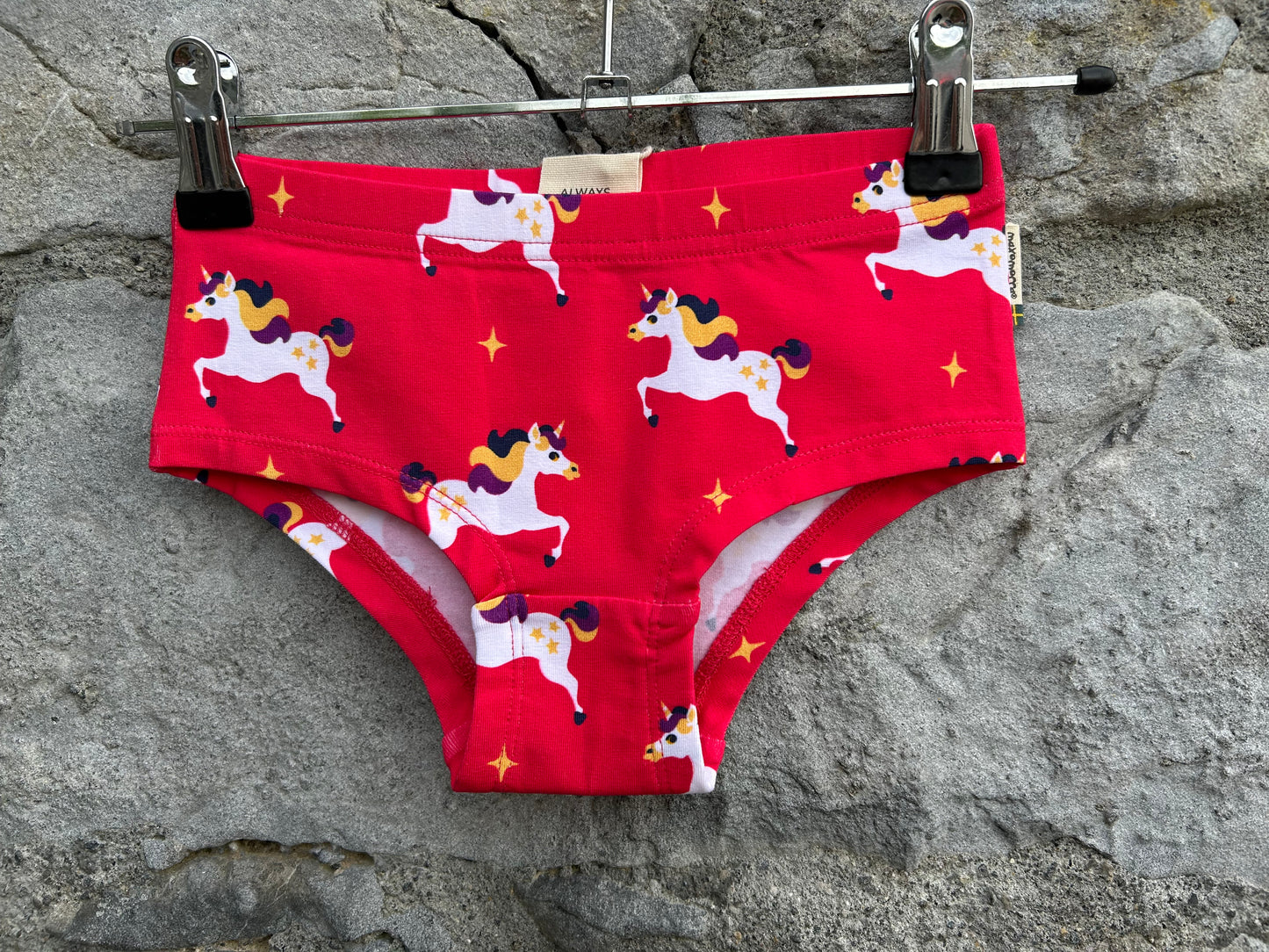 Unicorns pink briefs 5-6y (110-116cm)