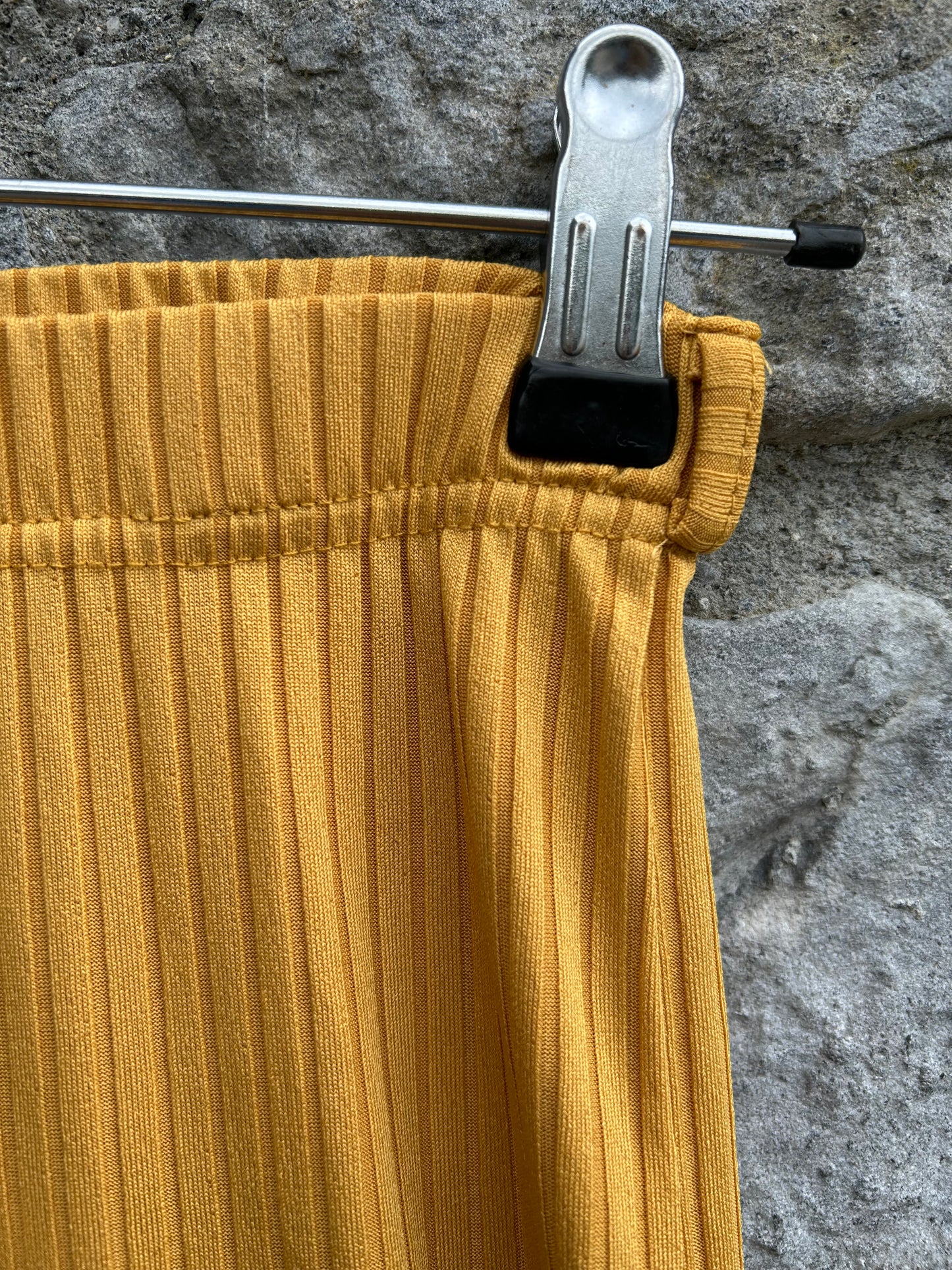 Mustard ribbed culottes 10-11y (140-146cm)