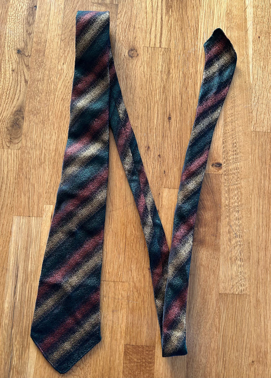 Green&gold&ocre tie