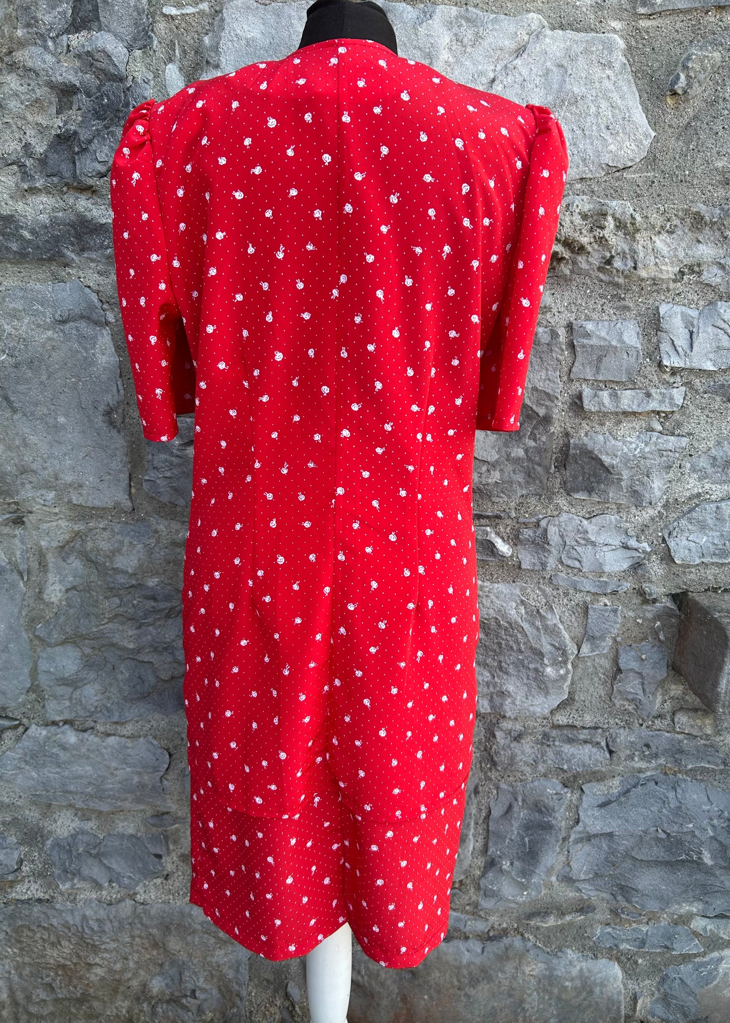 80s red suit uk 6