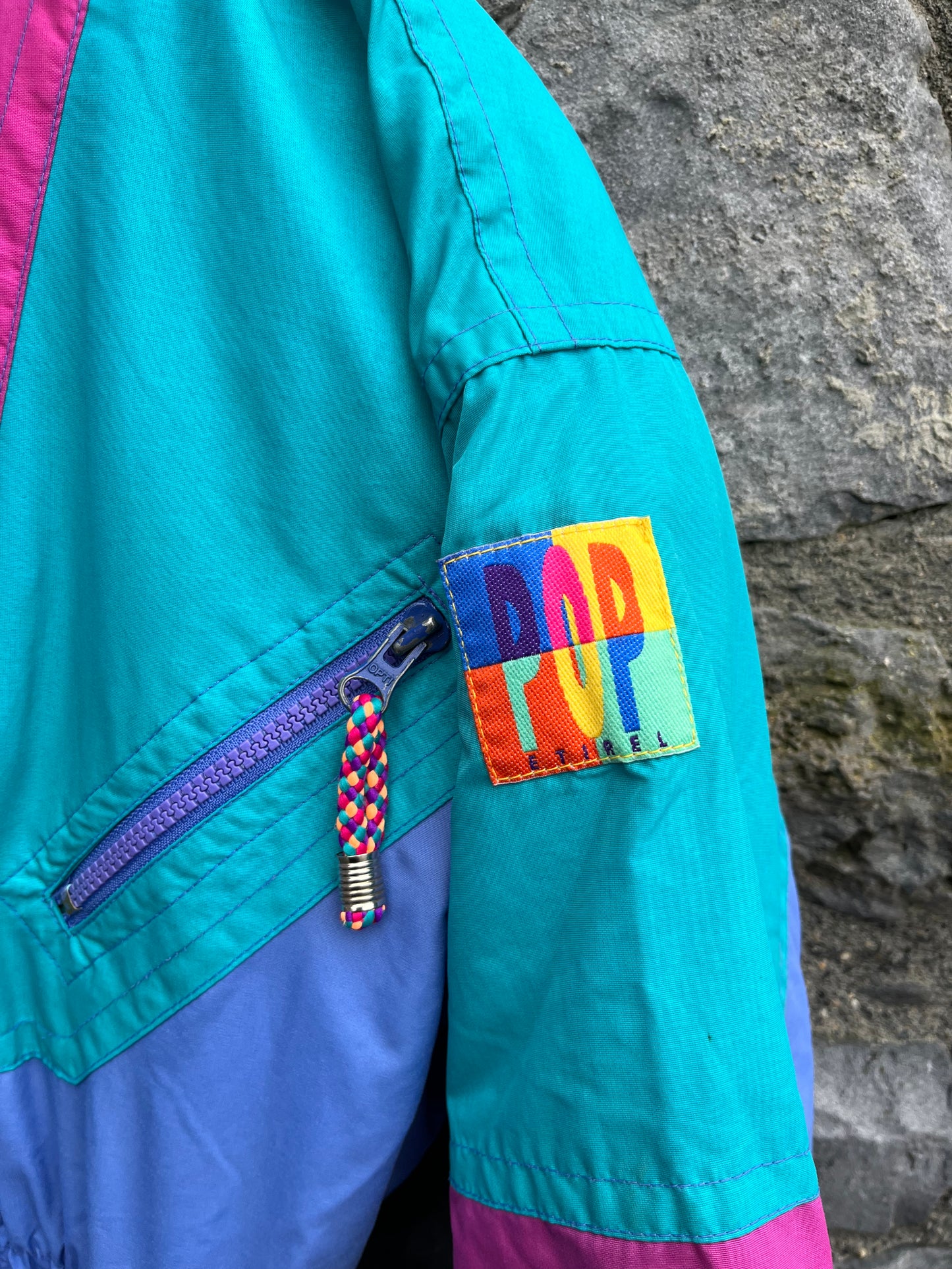 80s blue ski suit 11-12y (146-152cm)
