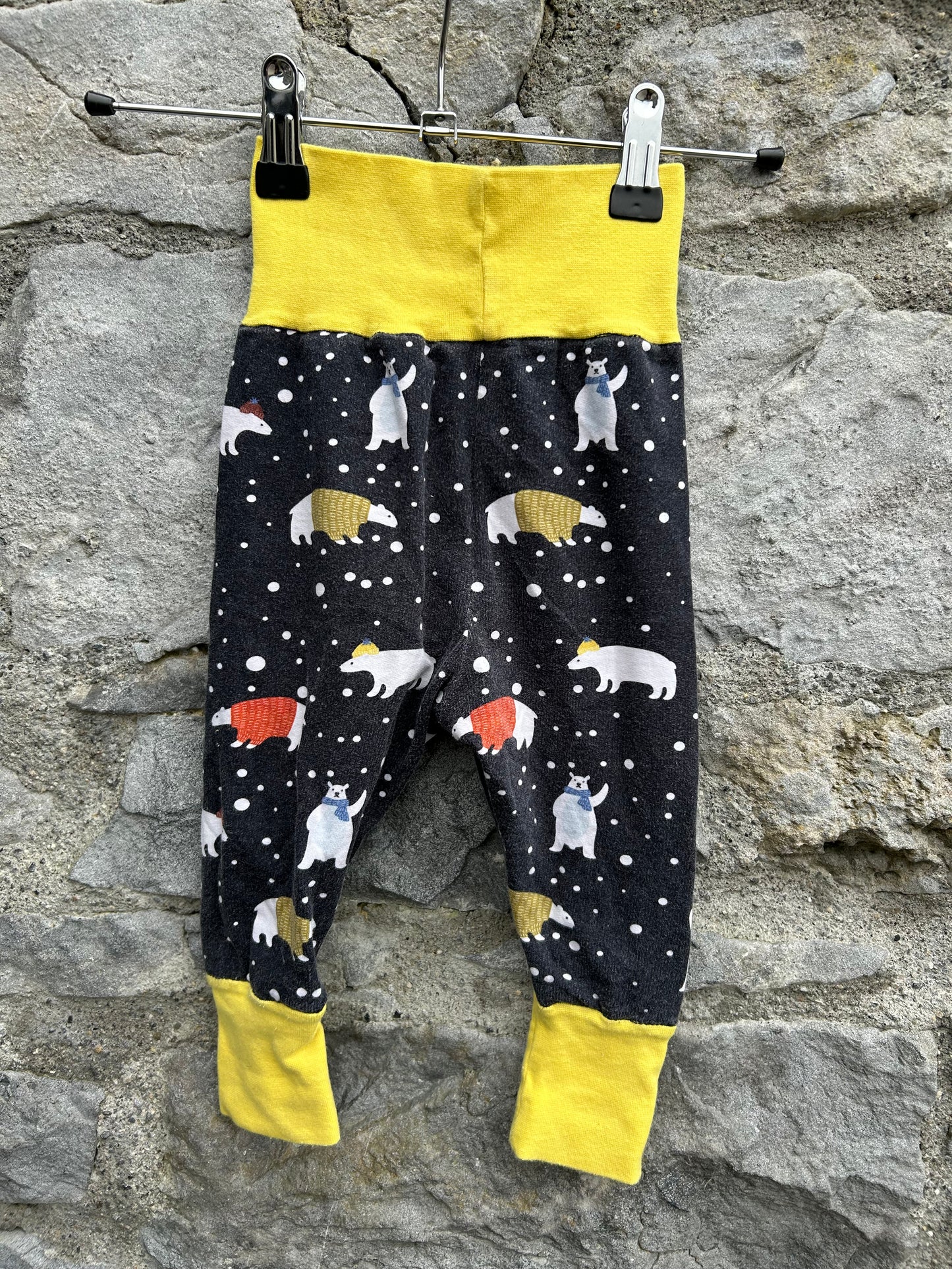 Bears charcoal rib pants 9m (74cm)