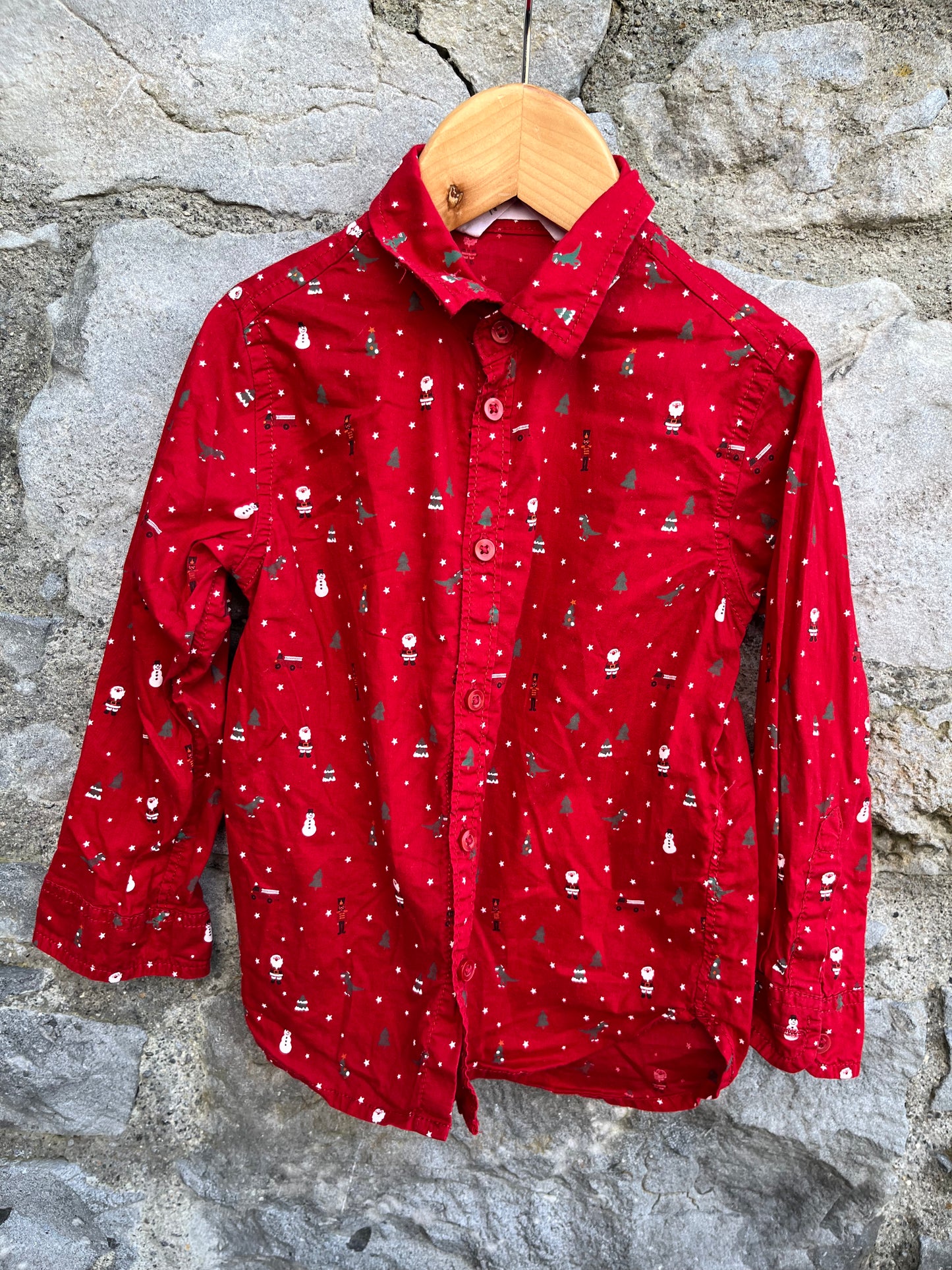 Santa red shirt 2-3y (92-98cm)