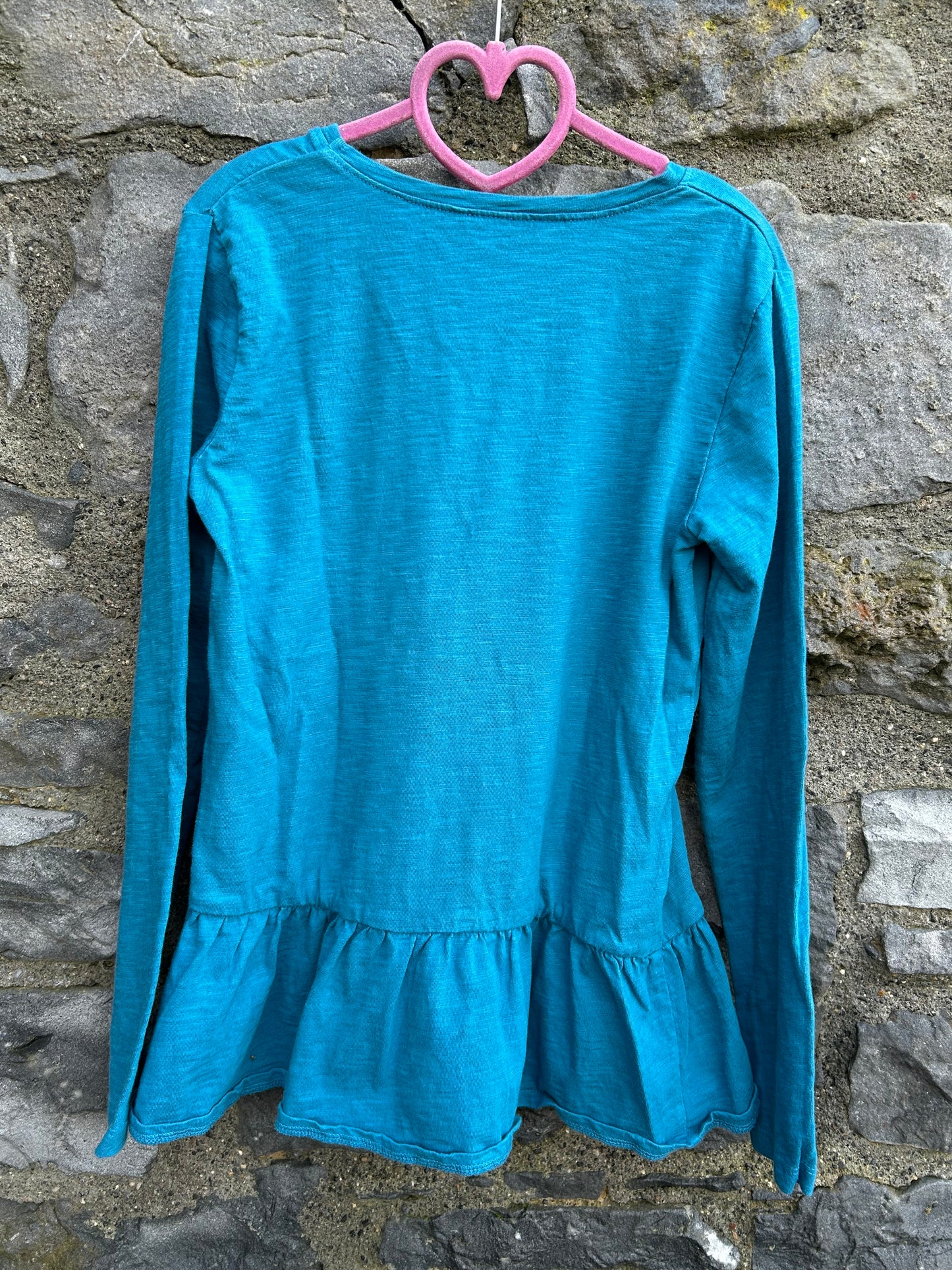 Folk blue tunic 10y (140cm)