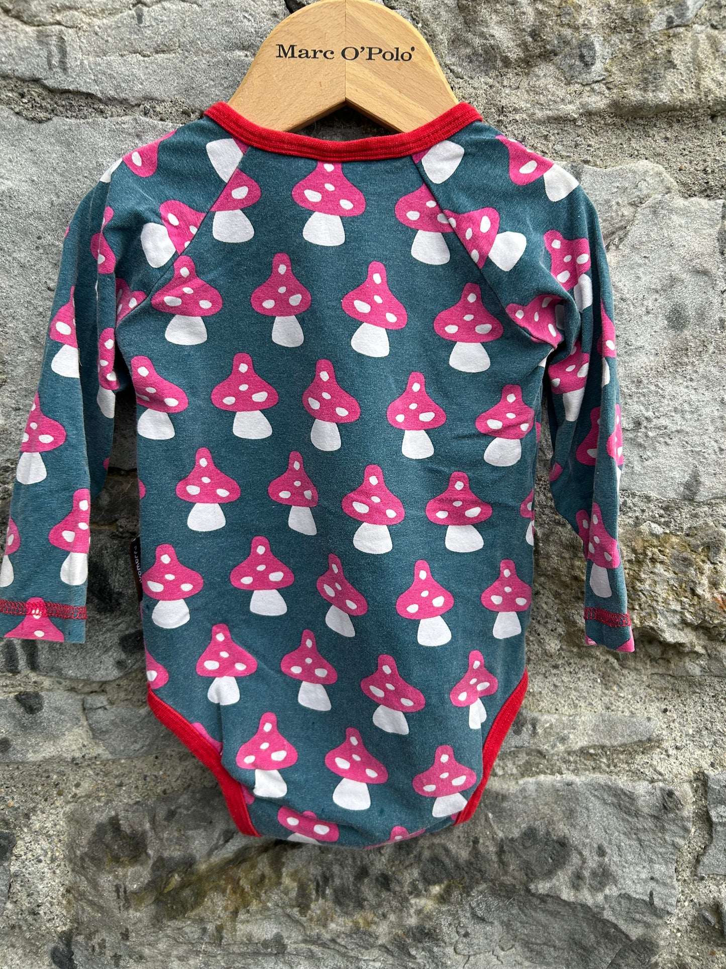 Toadstool charcoal vest 9-12m (74-80cm)