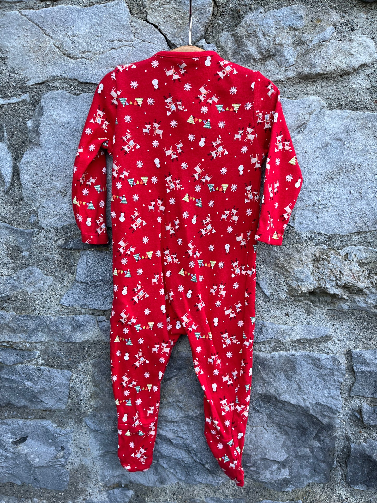 Christmas red onesie 0-3m (56-62cm)