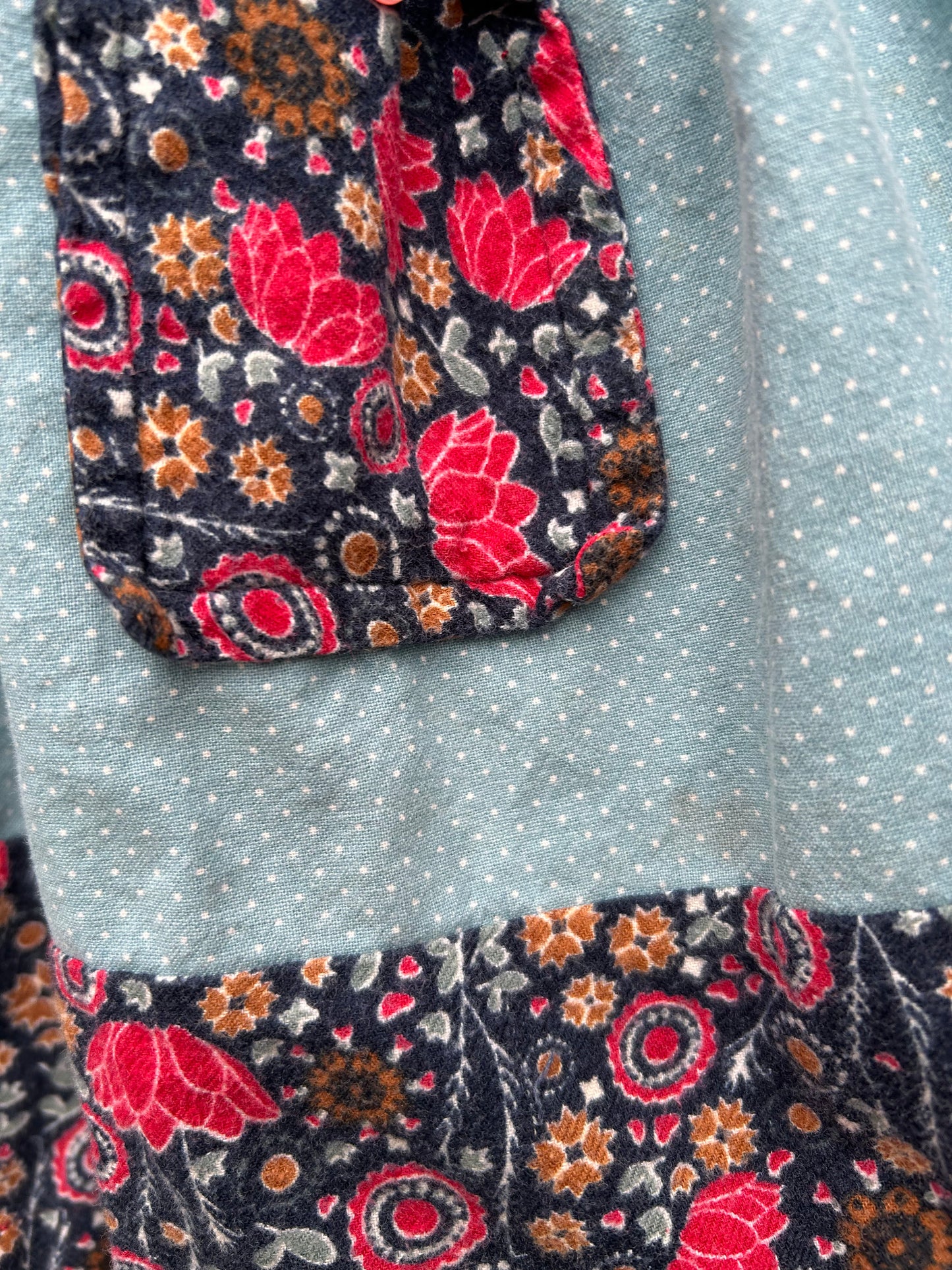 Dots&flowers skirt 6-7y (116-122cm)