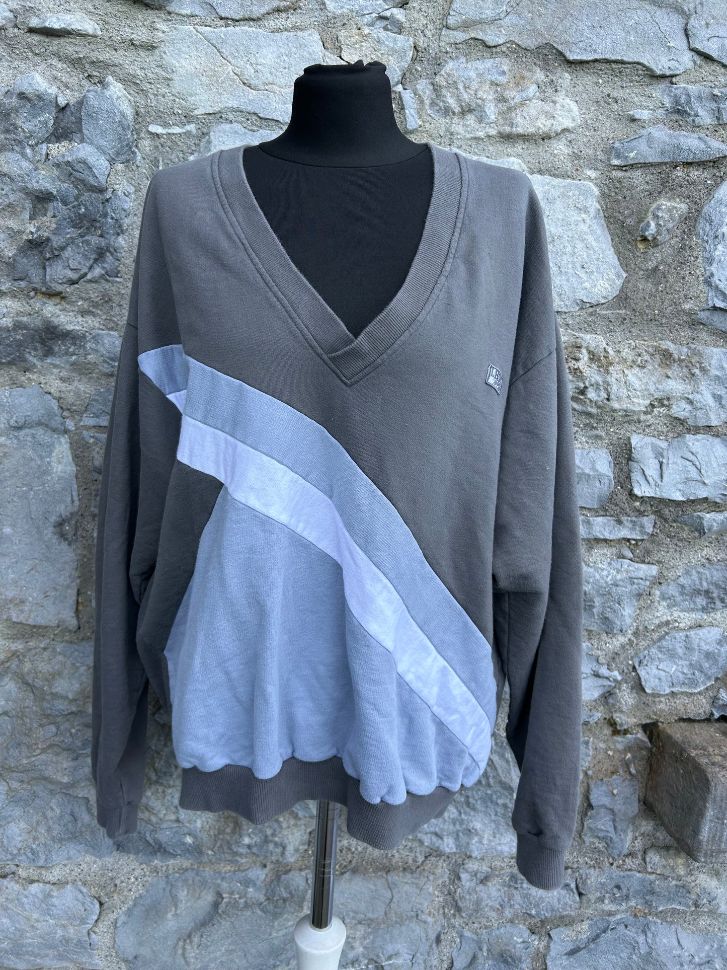 90s Blue&grey sweatshirt M/L