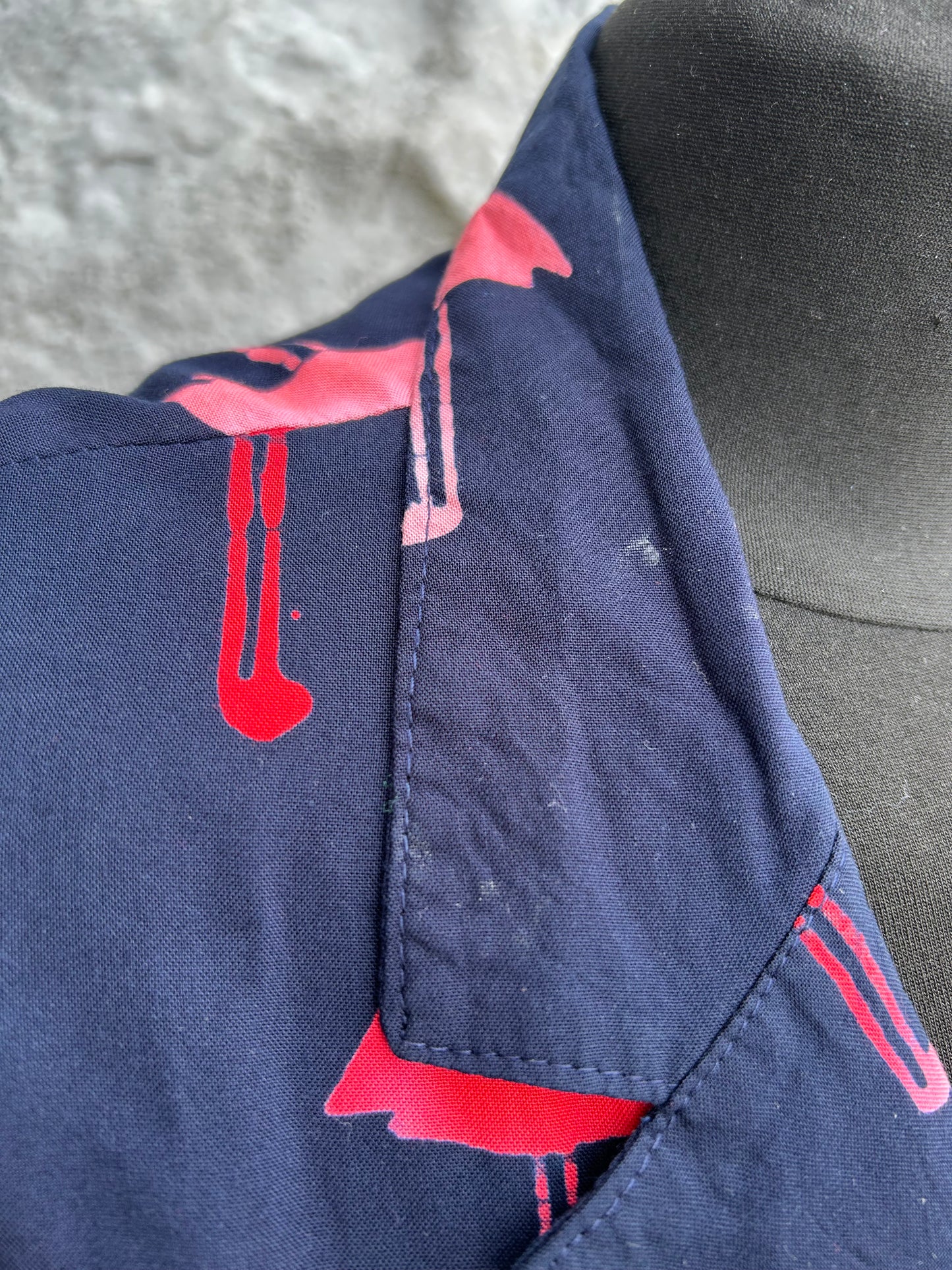 Flamingo navy dress uk 10-12