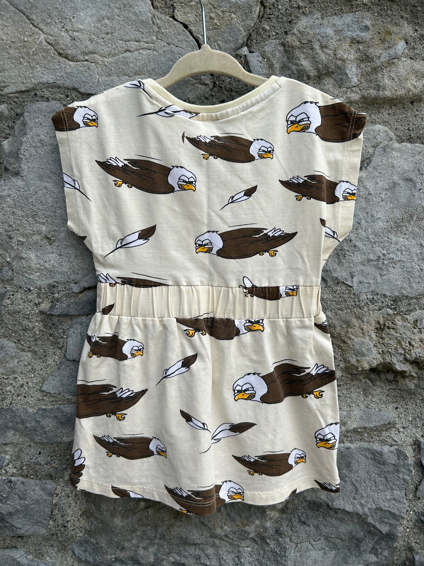 Eagles cream dress 9-12m (74-80cm)