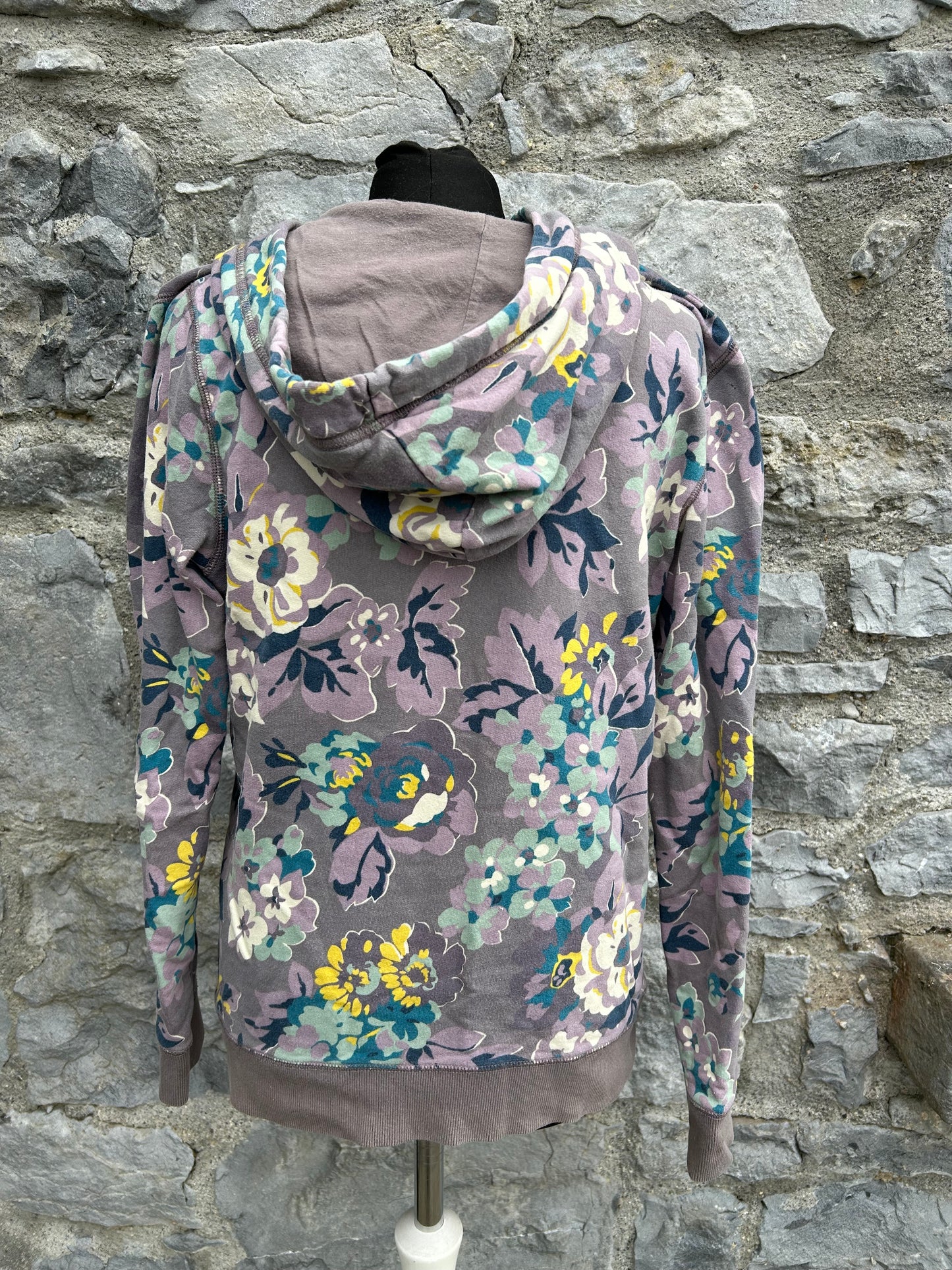Purple floral hoodie uk 10-12