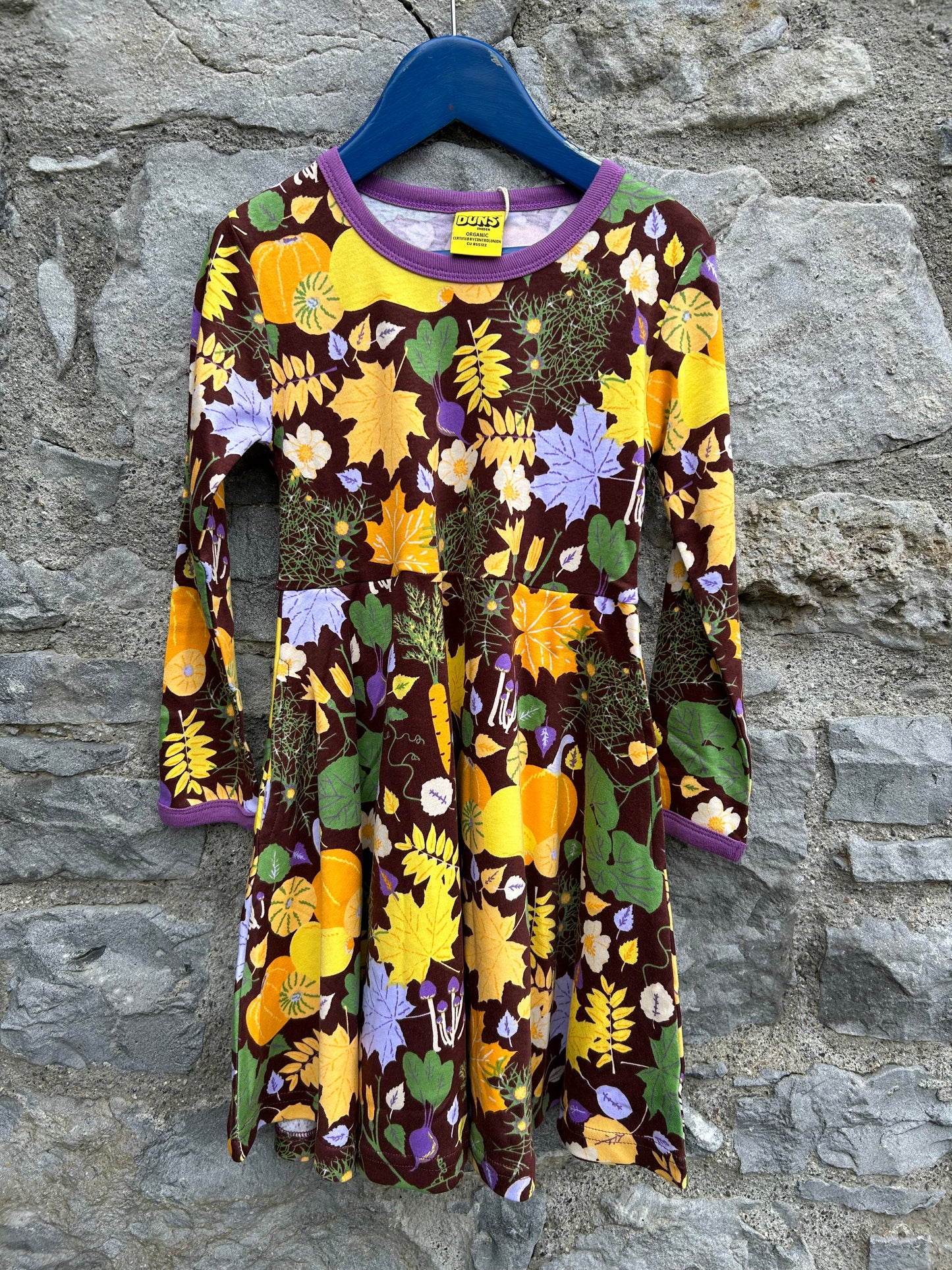 Autumn print dress 4-5y (104-110cm)