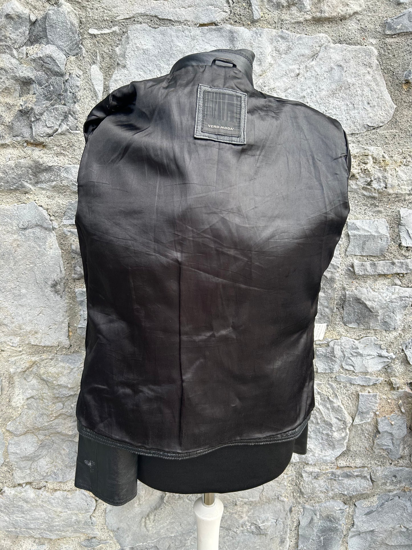 Black leather jacket uk 8-10
