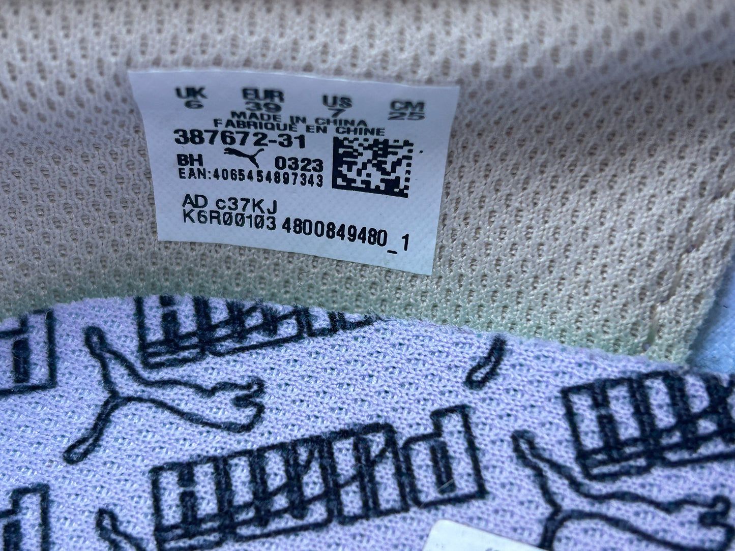 Purple White Rider FV Trainer uk 6 (eu 39)