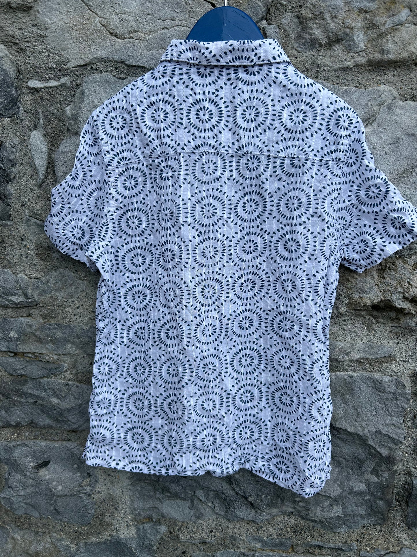 Blue mandalas shirt 8y (128cm)