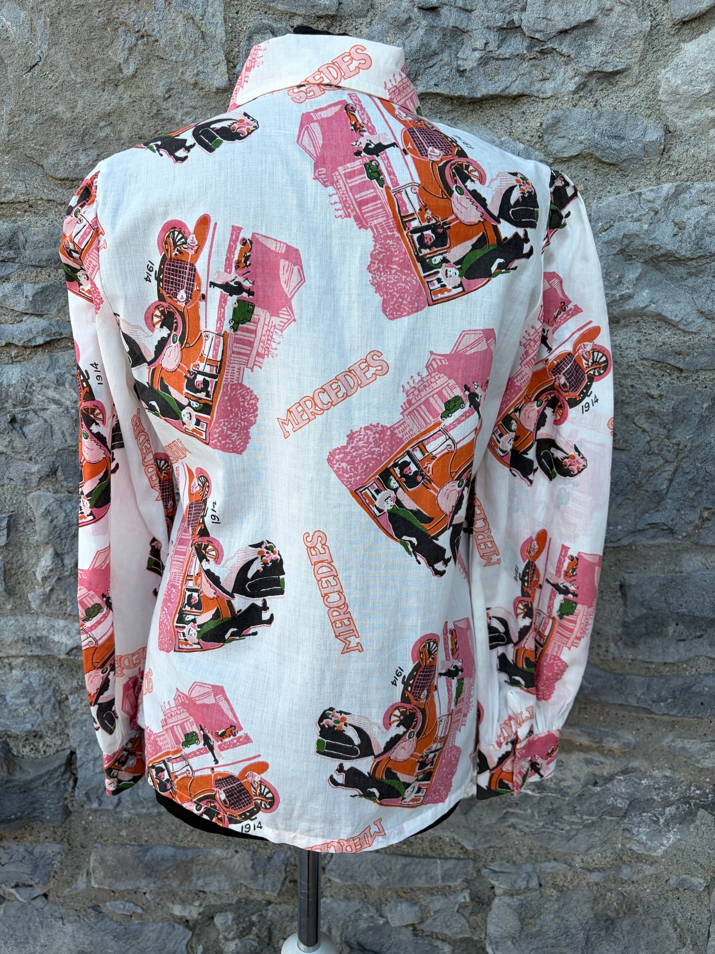 70s Mercedes blouse uk 10