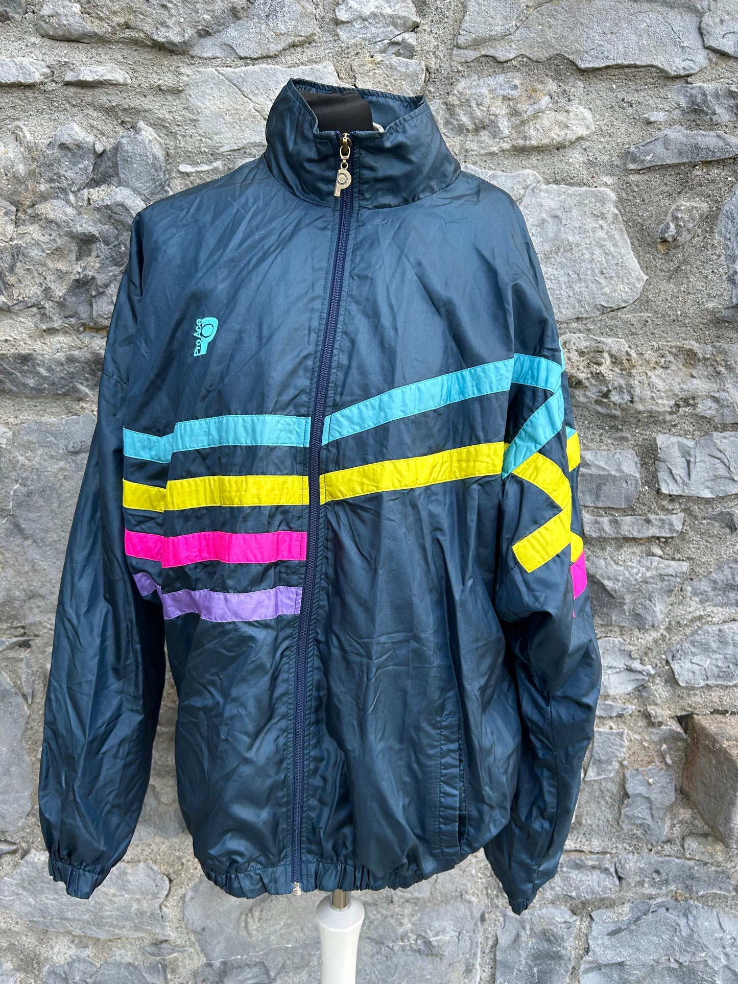 80s petrol shell jacket L/XL men