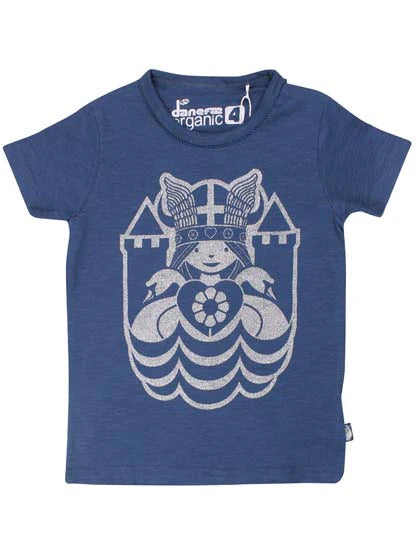Silver Freja navy T-shirt 6y (116cm)