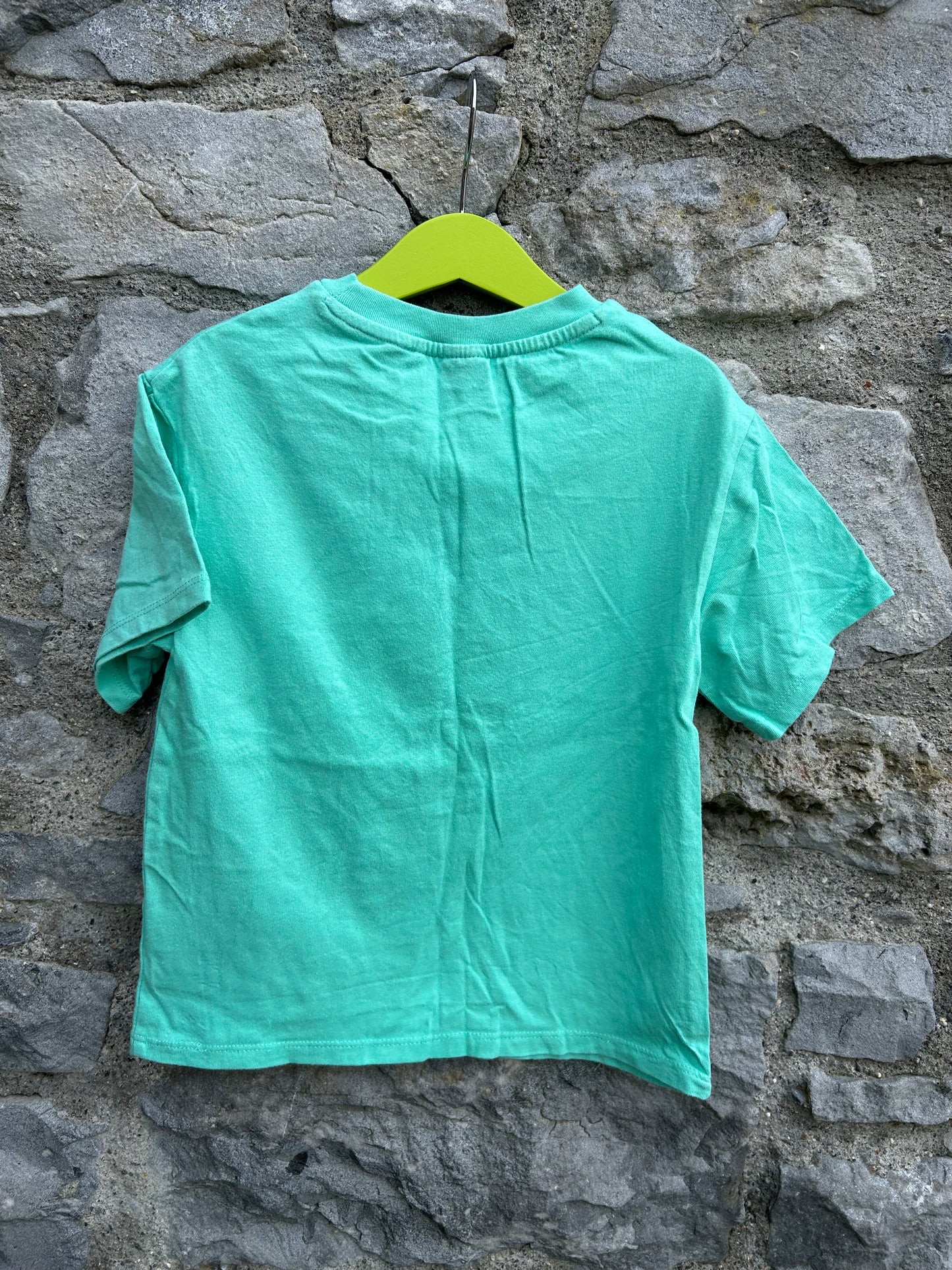 Happy vibes green T-shirt 3-4y (98-104cm)