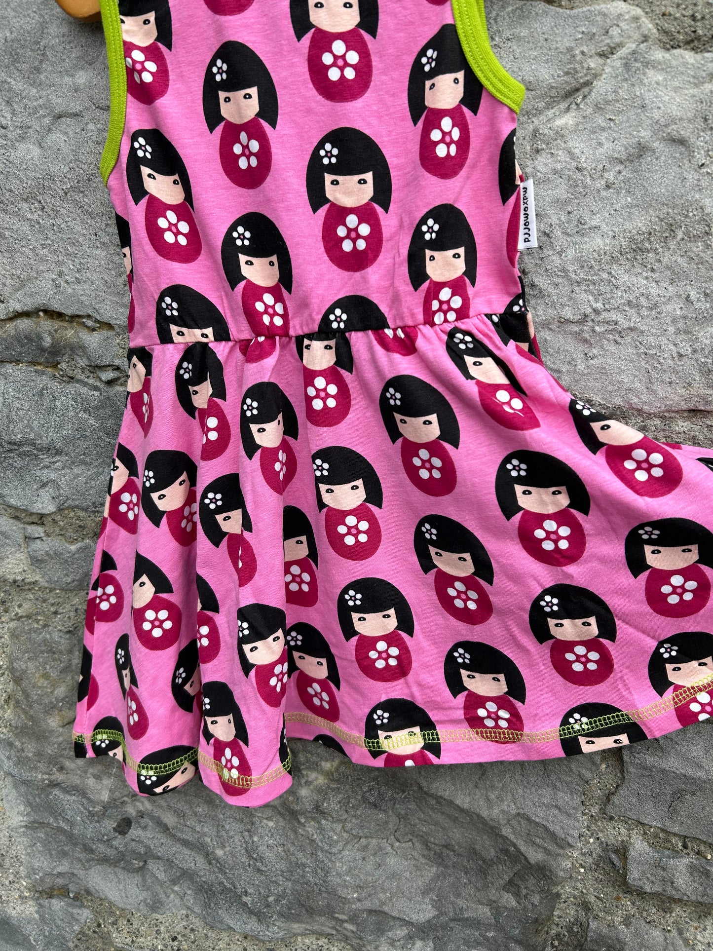 Japanese doll pink dress 18m (86cm)