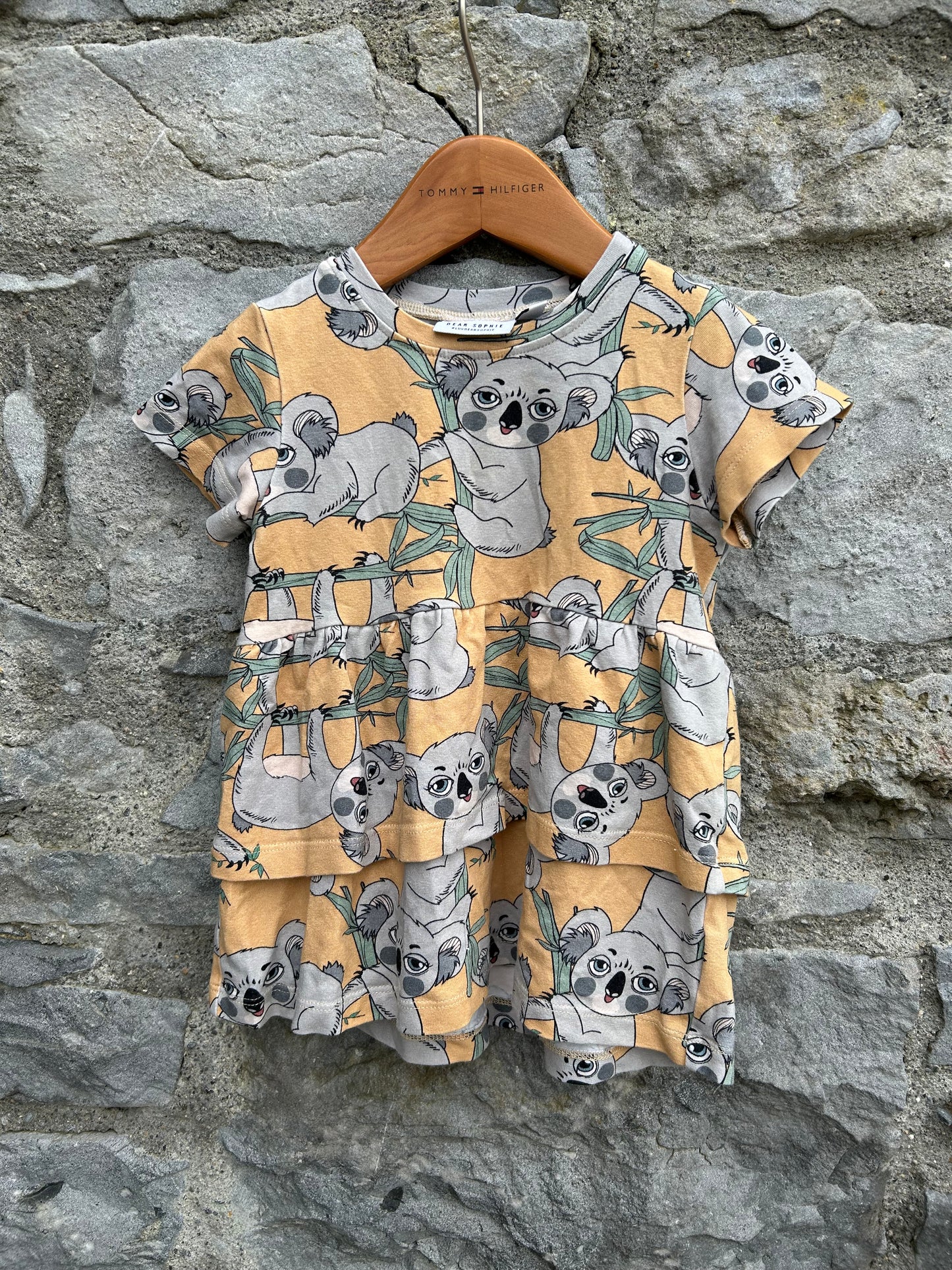 Koala tiered dress 18m (86cm)